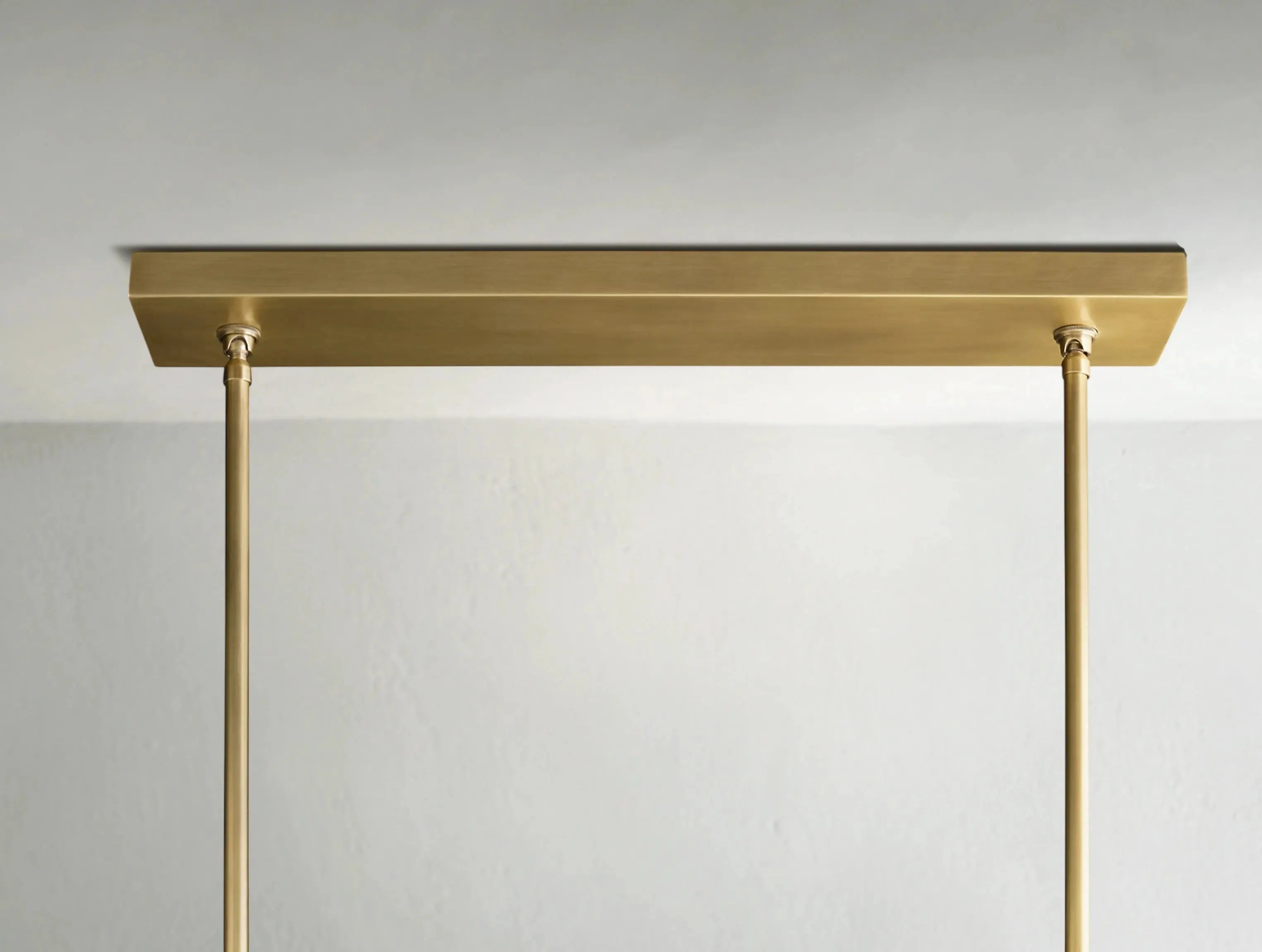 Boule De Cristal Glass Double Linear Chandelier