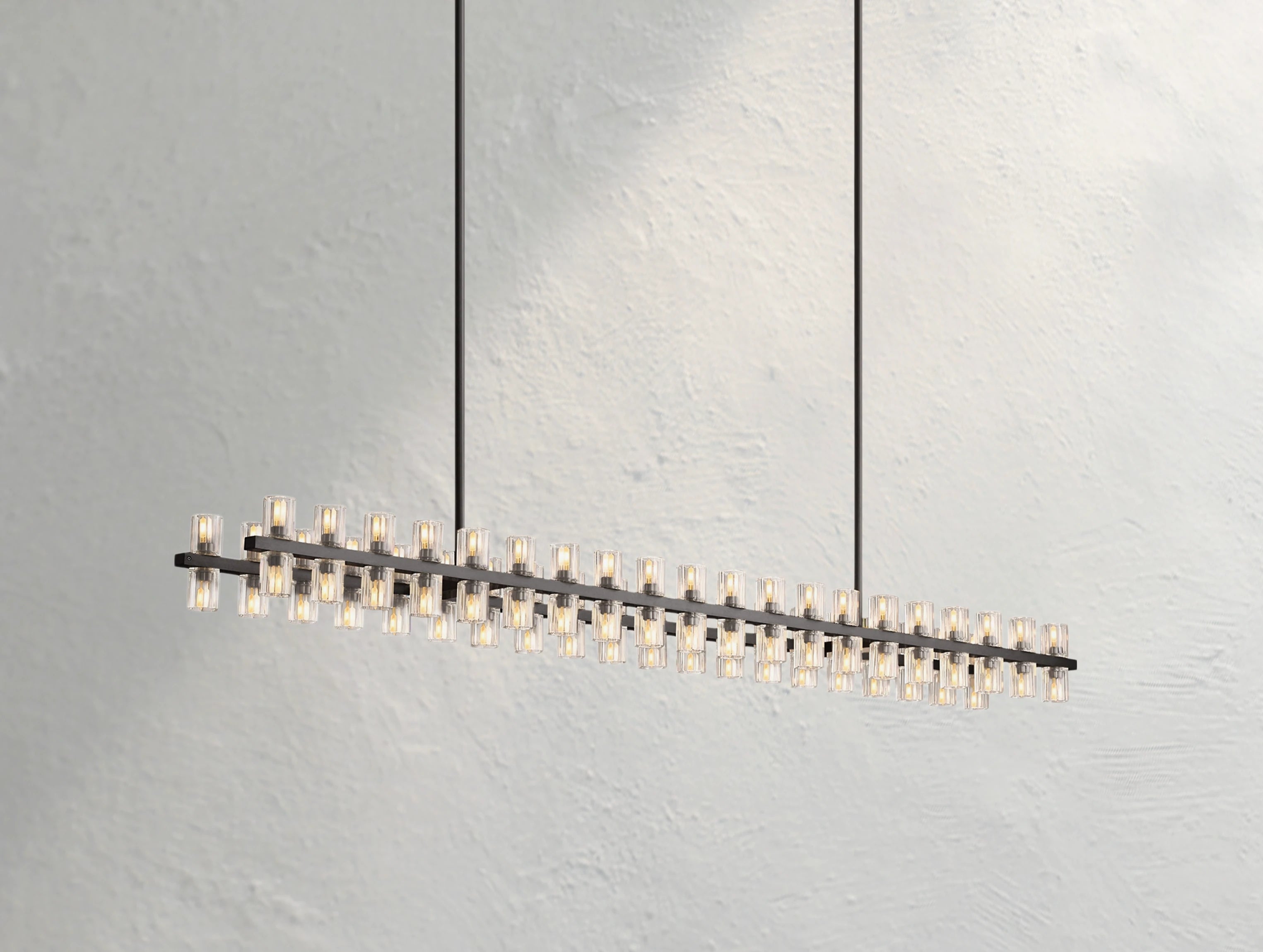Arcachon LED Rectangular Crystal Chandelier