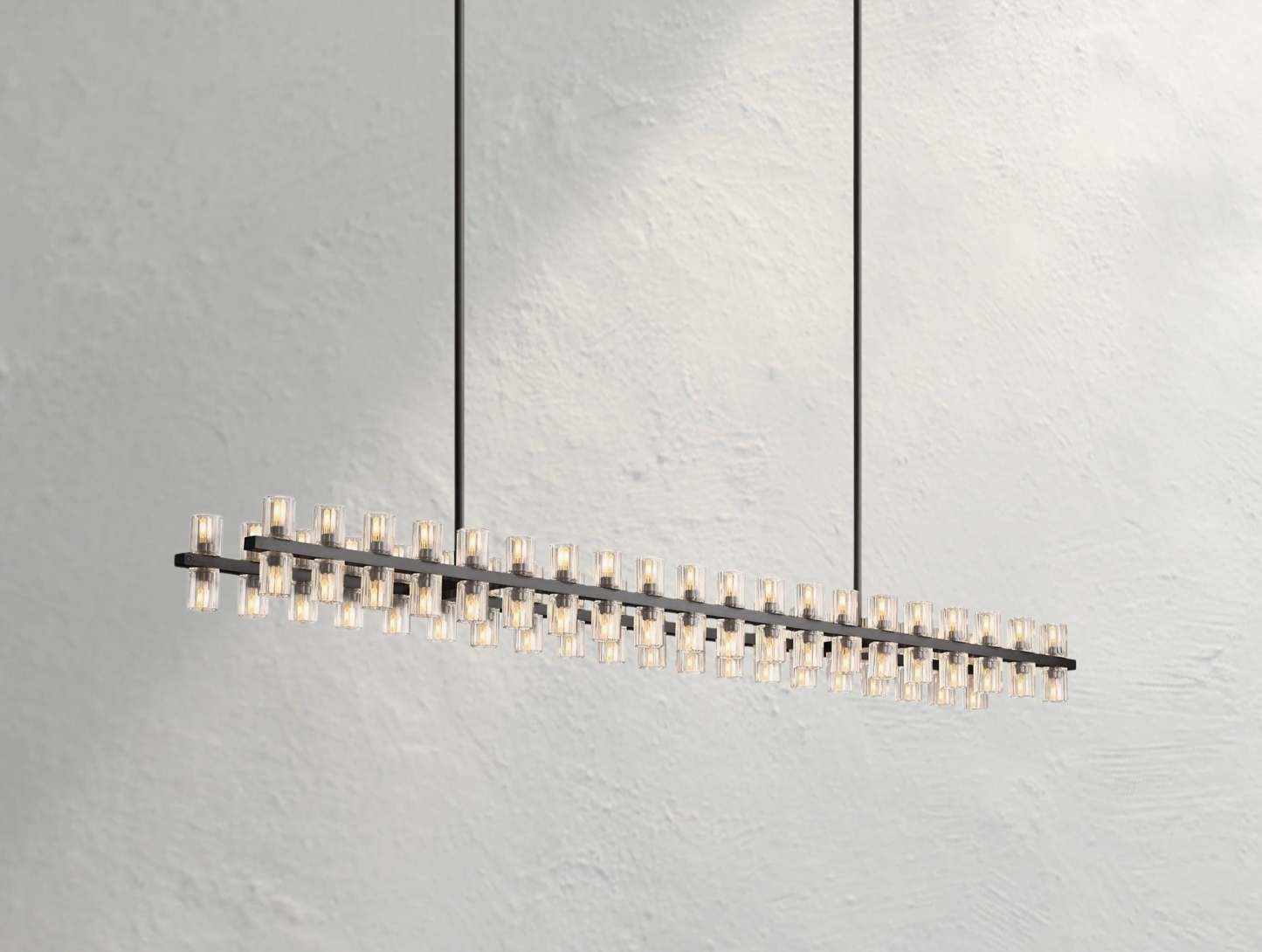Arcachon LED Rectangular Crystal Chandelier