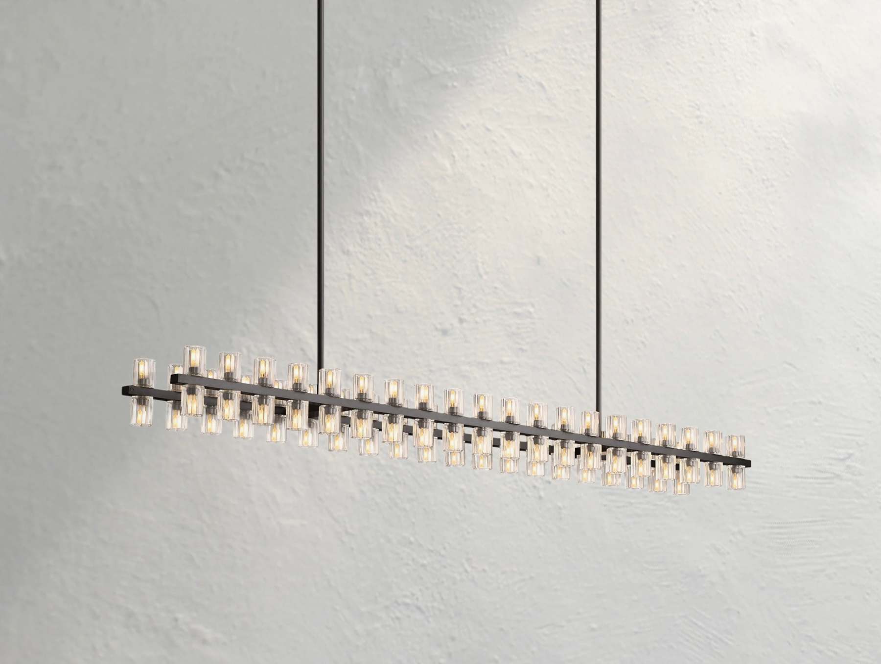 Arcachon LED Rectangular Crystal Chandelier