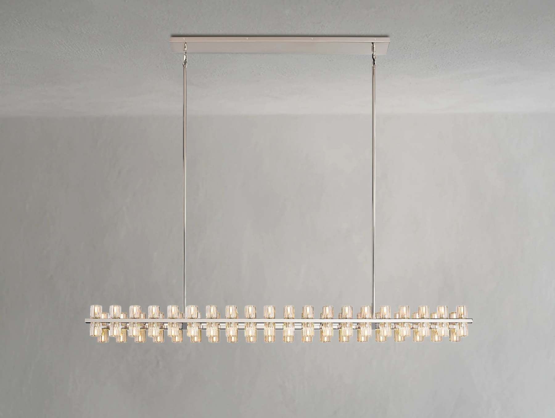 Arcachon LED Rectangular Crystal Chandelier
