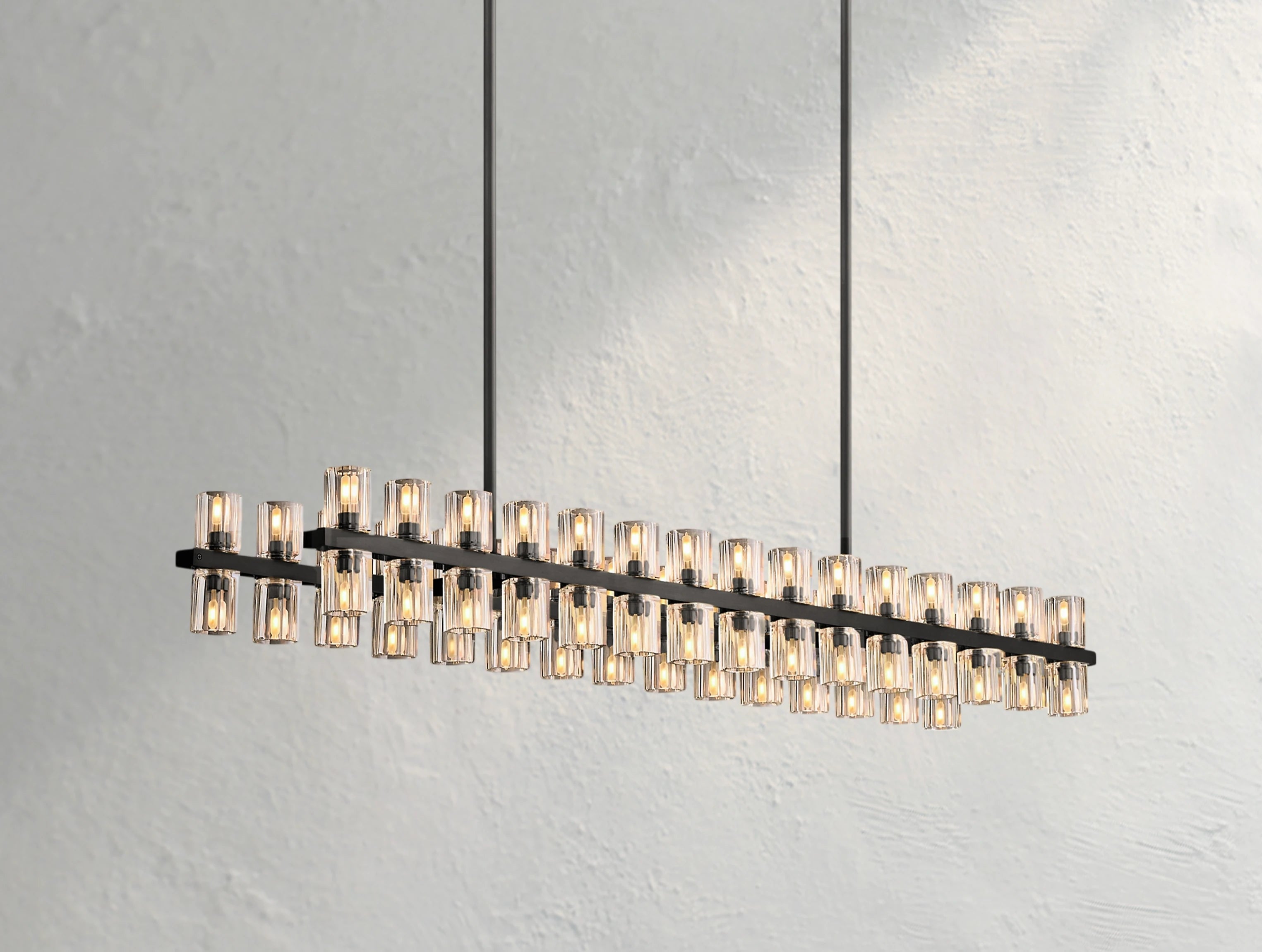 Arcachon LED Rectangular Crystal Chandelier