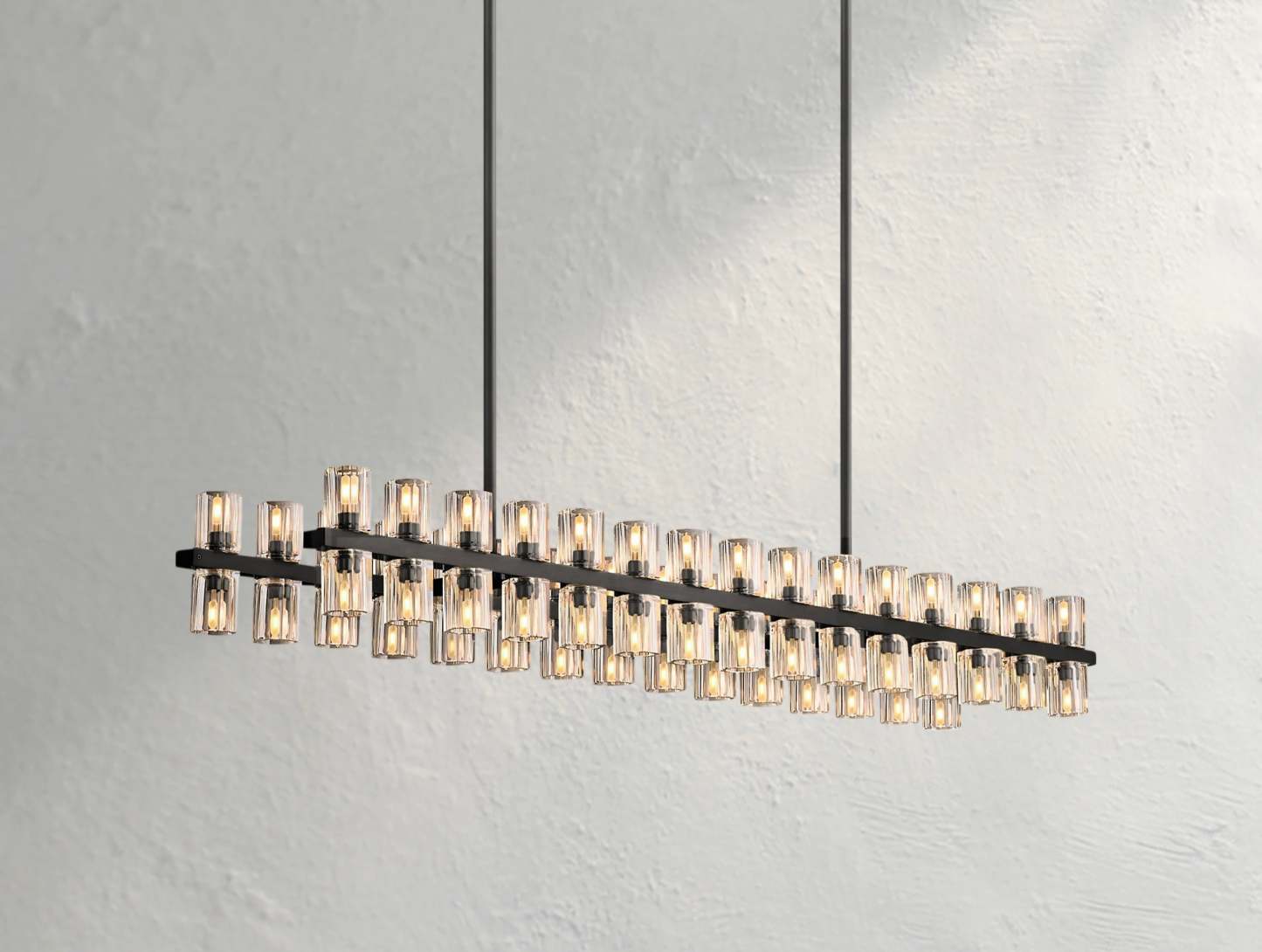 Arcachon LED Rectangular Crystal Chandelier