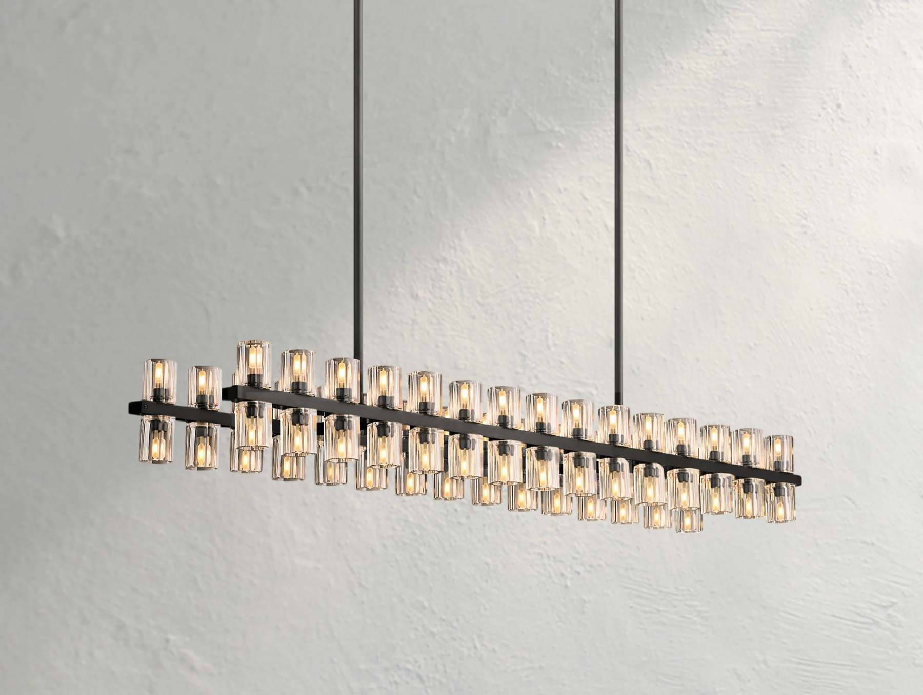 Arcachon LED Rectangular Crystal Chandelier