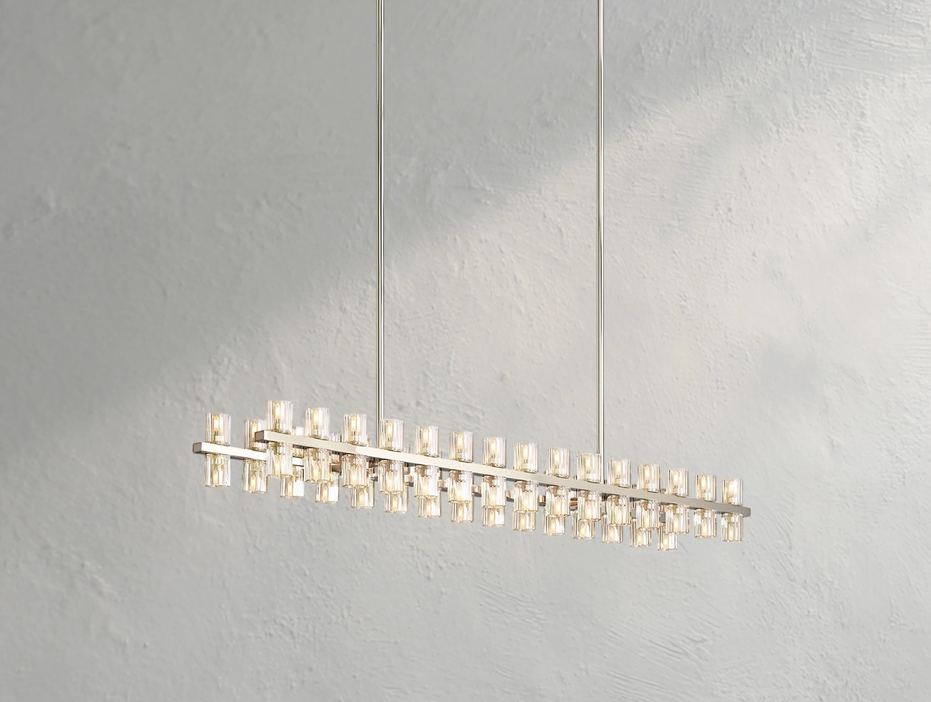 Arcachon LED Rectangular Crystal Chandelier