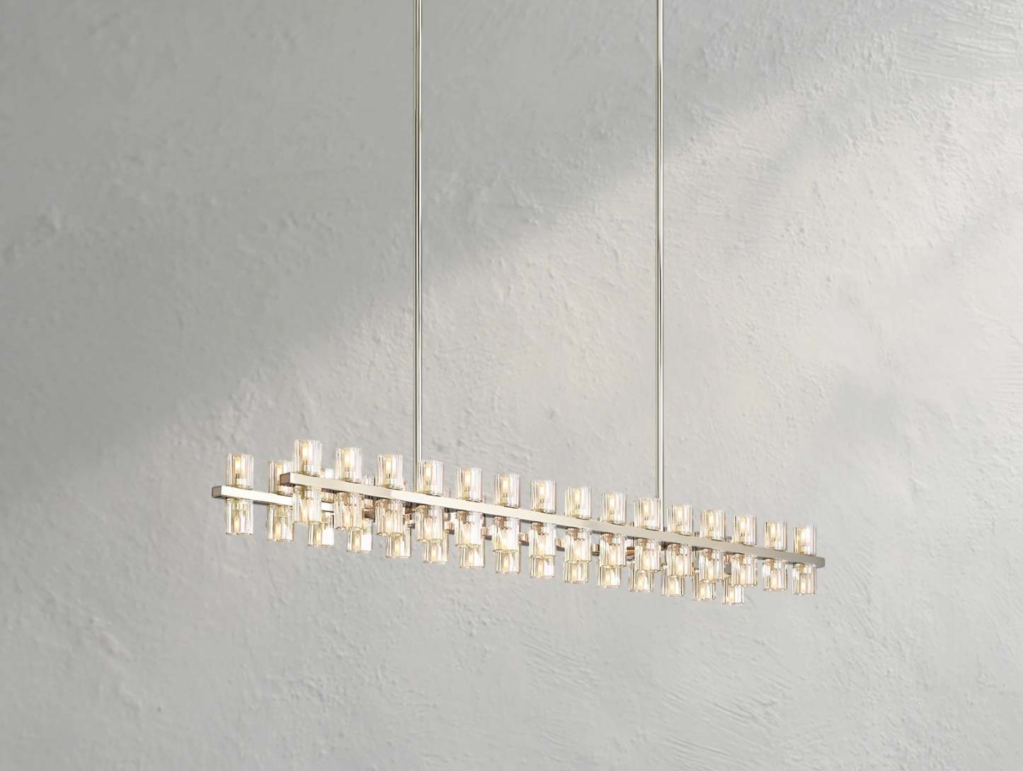 Arcachon LED Rectangular Crystal Chandelier