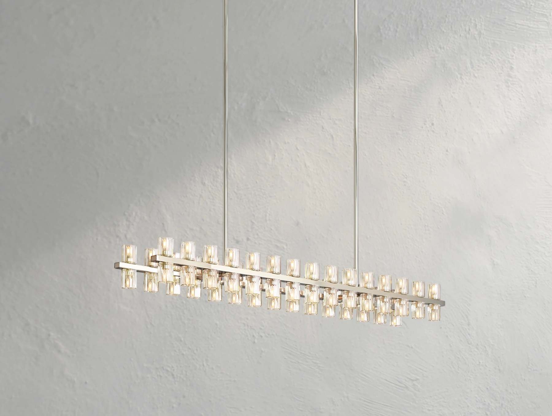 Arcachon LED Rectangular Crystal Chandelier