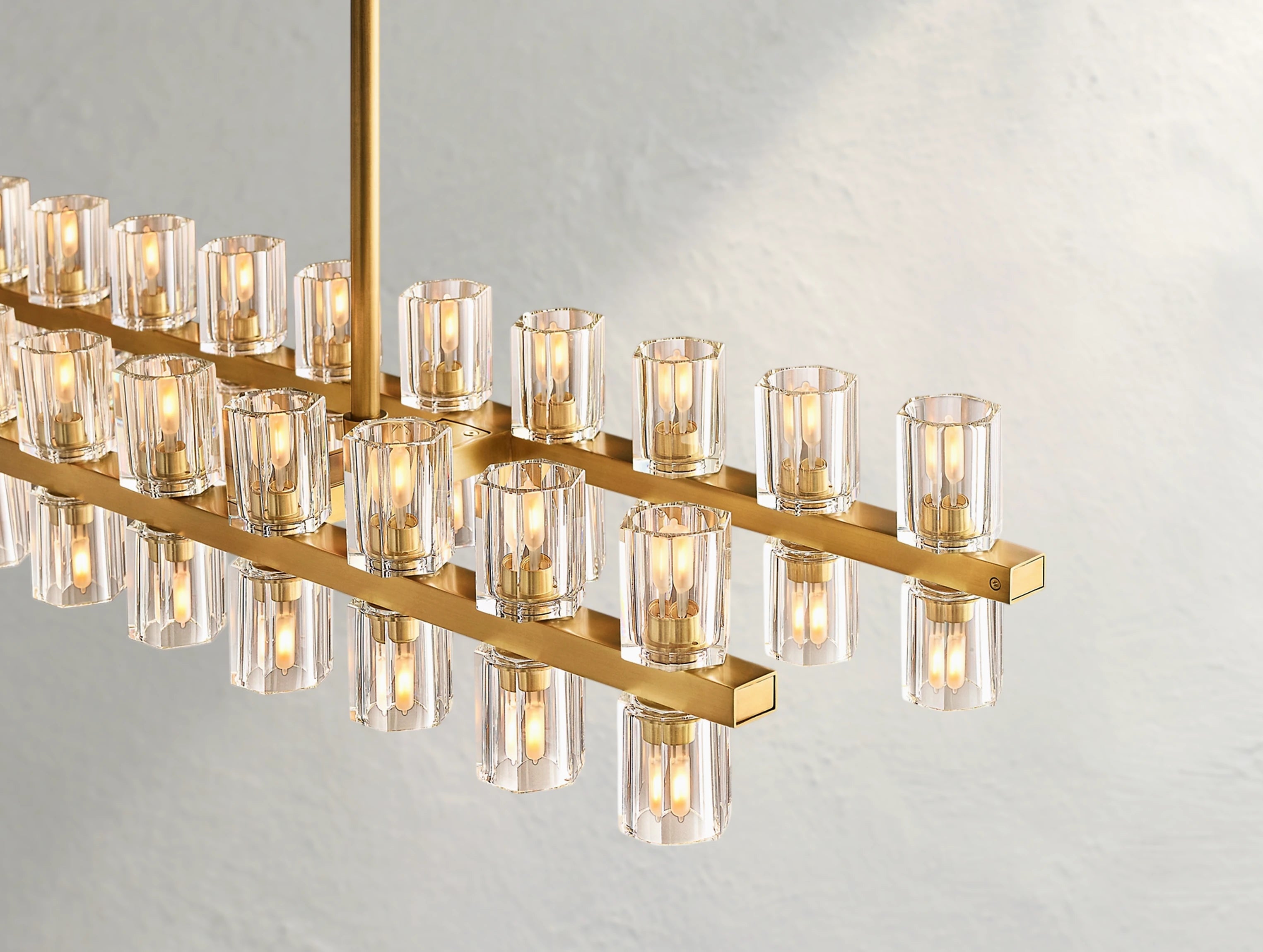 Arcachon LED Rectangular Crystal Chandelier