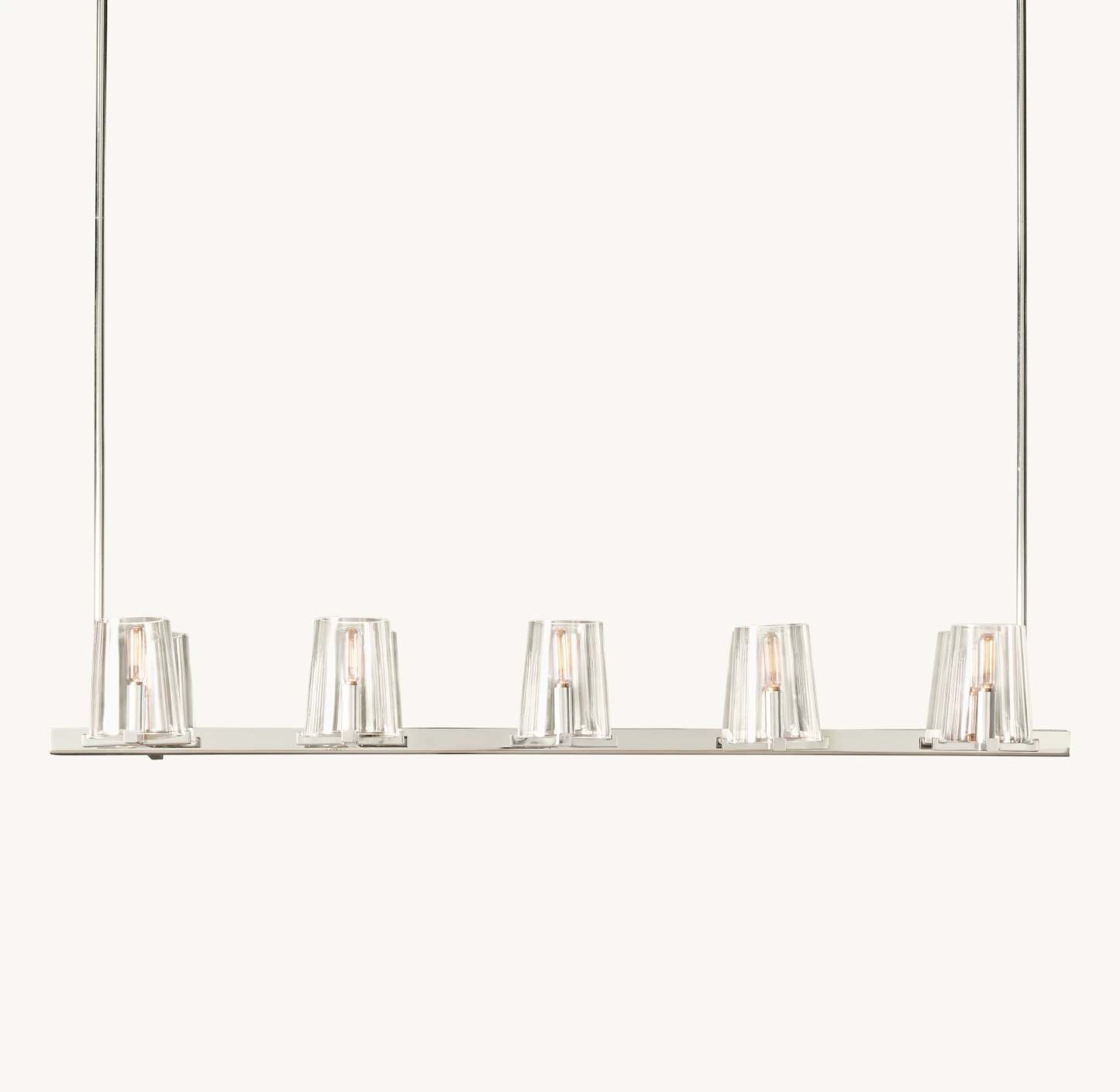 49 Inch Hurricane Candle Linear Chandelier - Pauillac