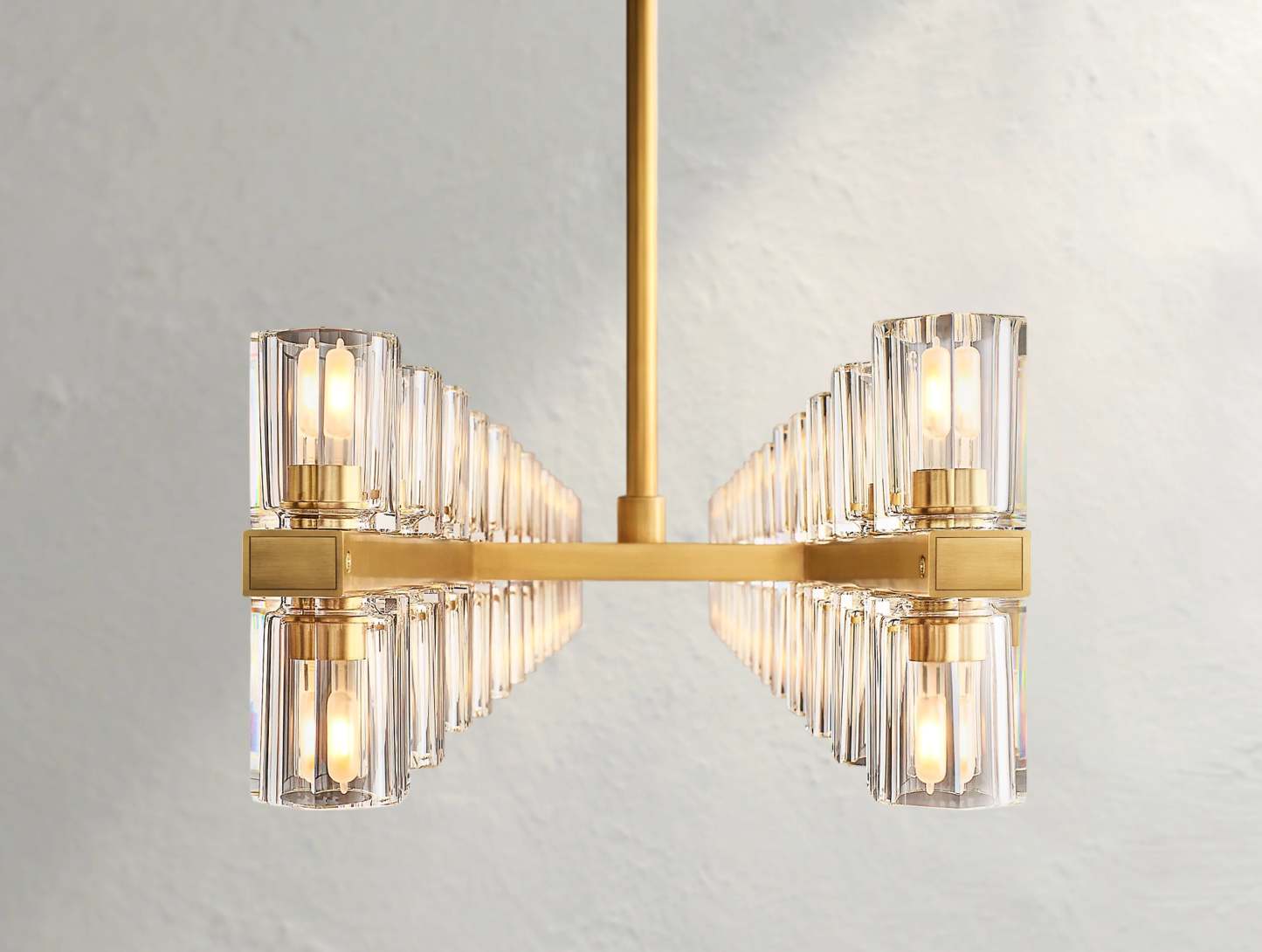 Arcachon LED Rectangular Crystal Chandelier