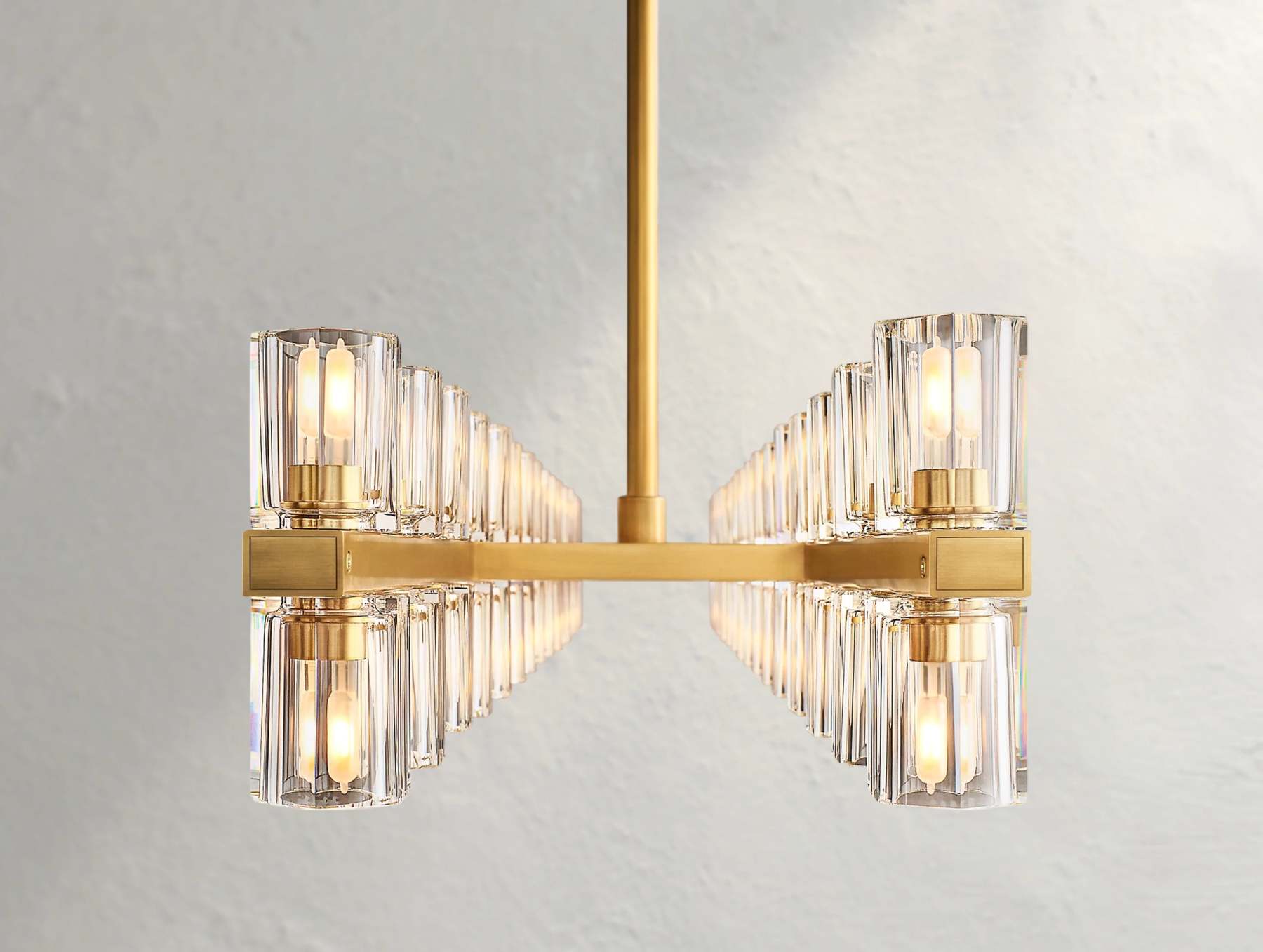 Arcachon LED Rectangular Crystal Chandelier