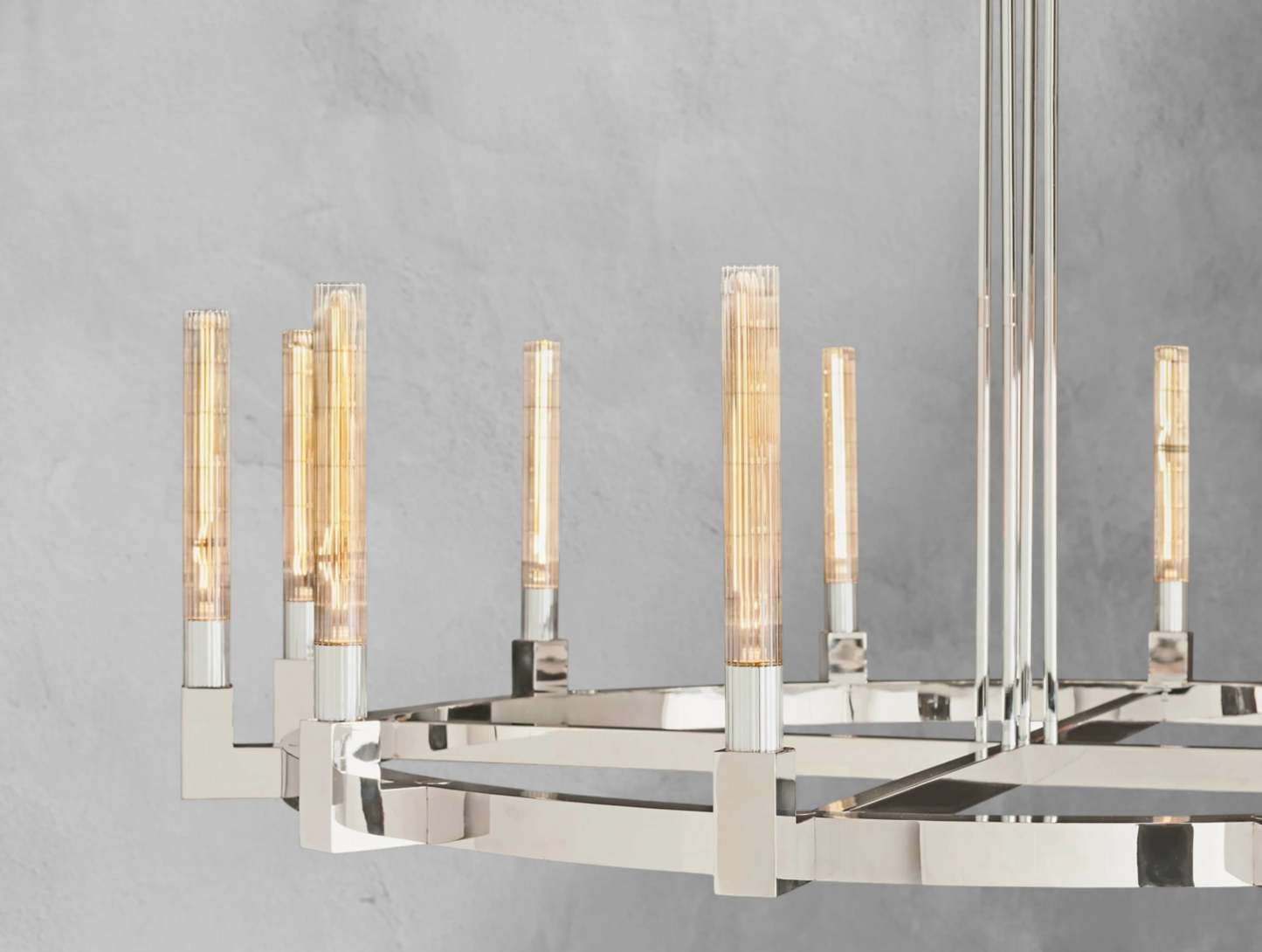 Cannele Brass Round Chandelier 36"48"60"72"