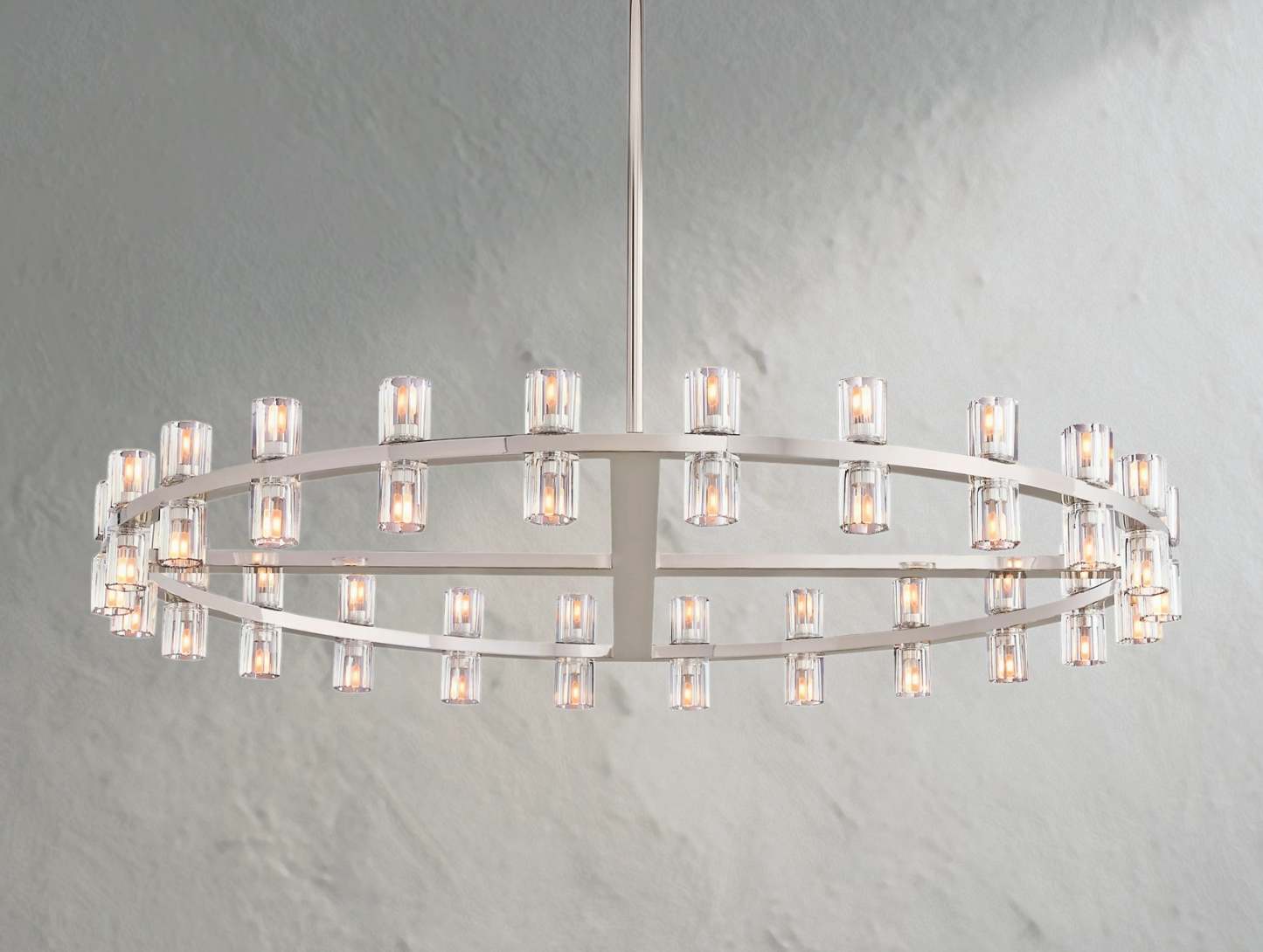 Arcachon LED Round Crystal Chandelier 36" 48" 60"