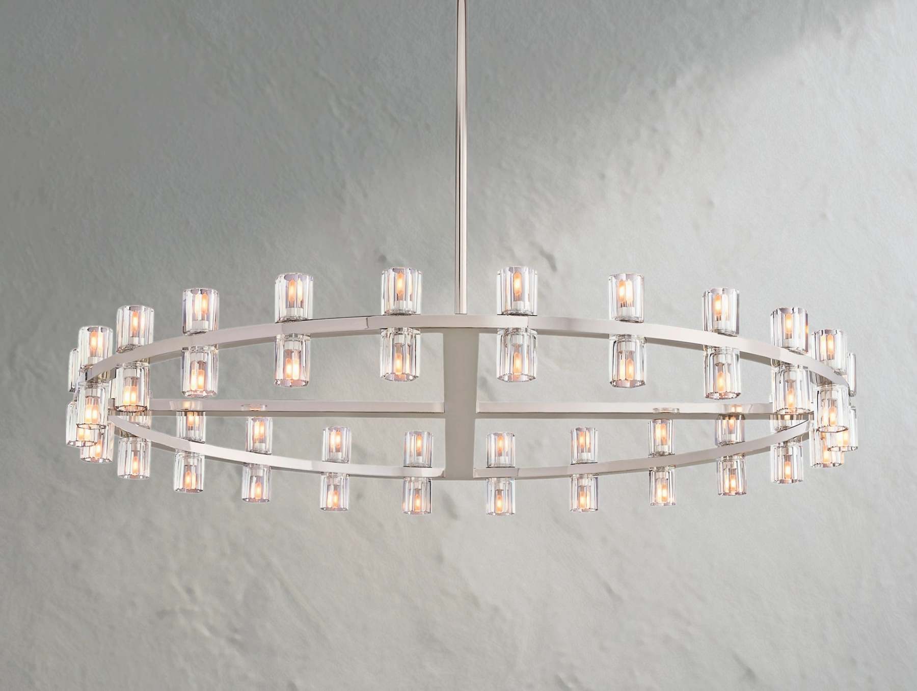 Arcachon LED Round Crystal Chandelier 36" 48" 60"