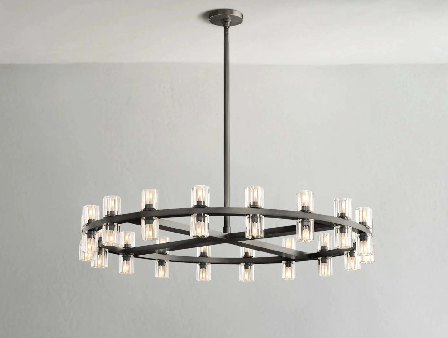 Arcachon LED Round Crystal Chandelier 36" 48" 60"