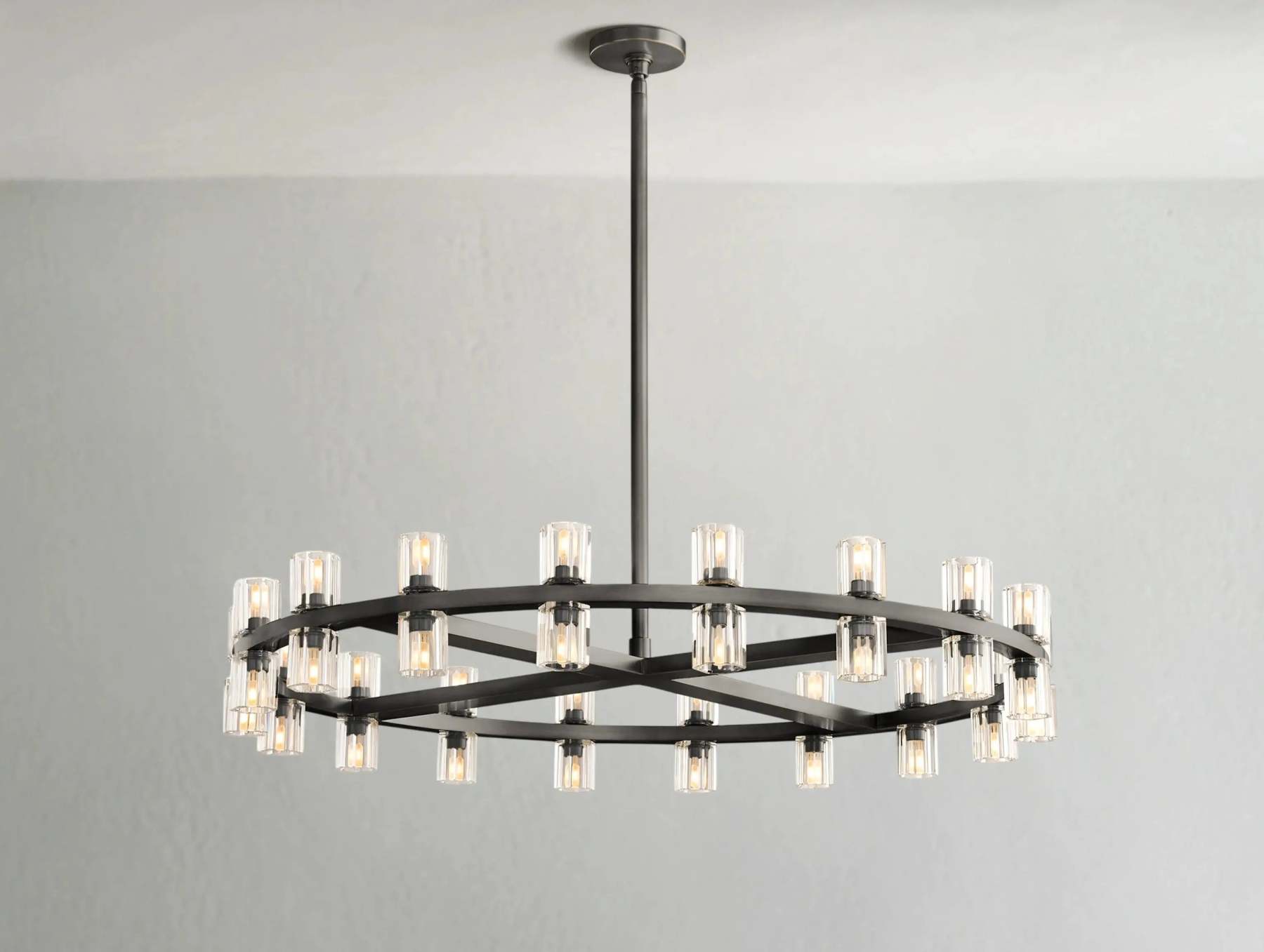 Arcachon LED Round Crystal Chandelier 36" 48" 60"