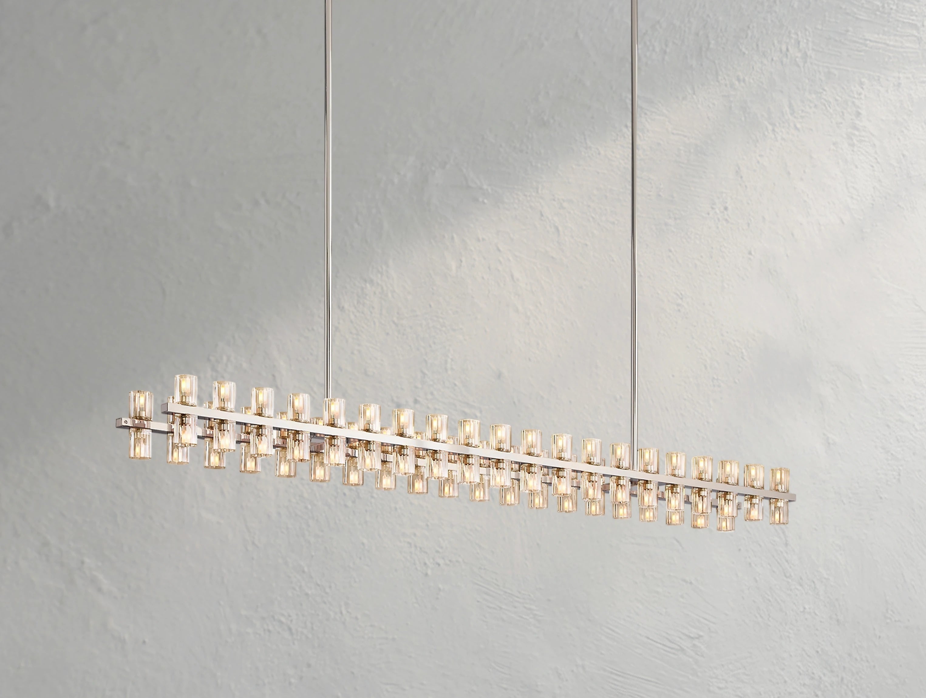 Arcachon LED Rectangular Crystal Chandelier