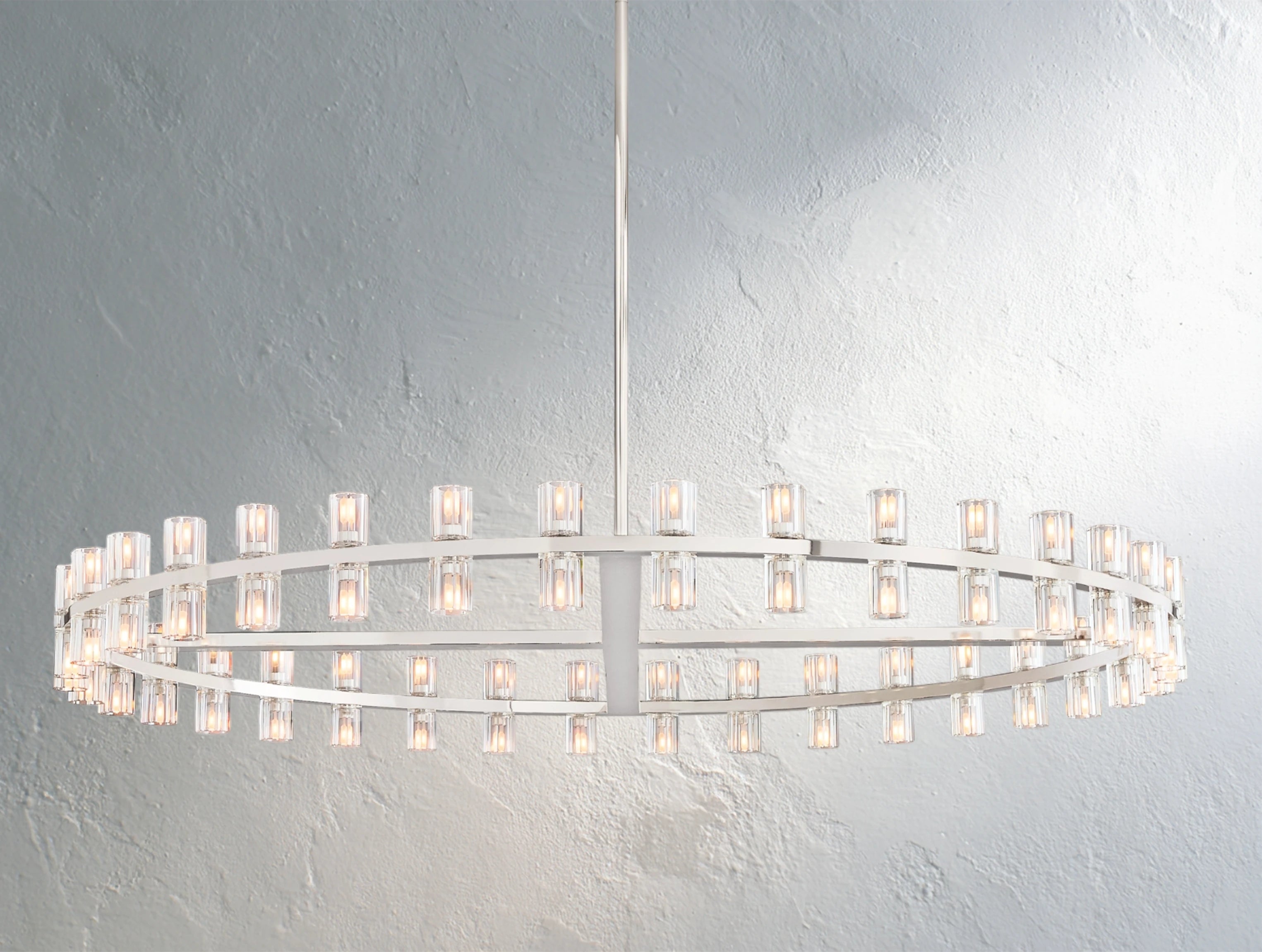 Arcachon LED Round Crystal Chandelier 36" 48" 60"