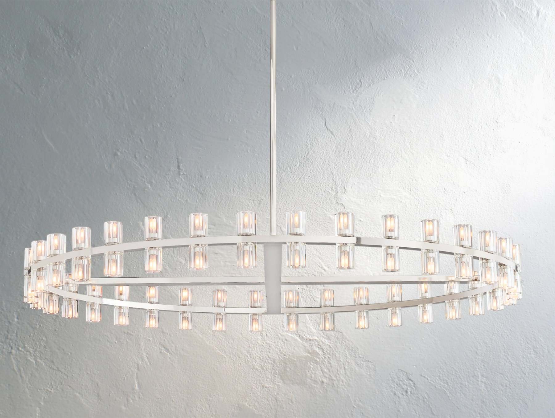 Arcachon LED Round Crystal Chandelier 36" 48" 60"