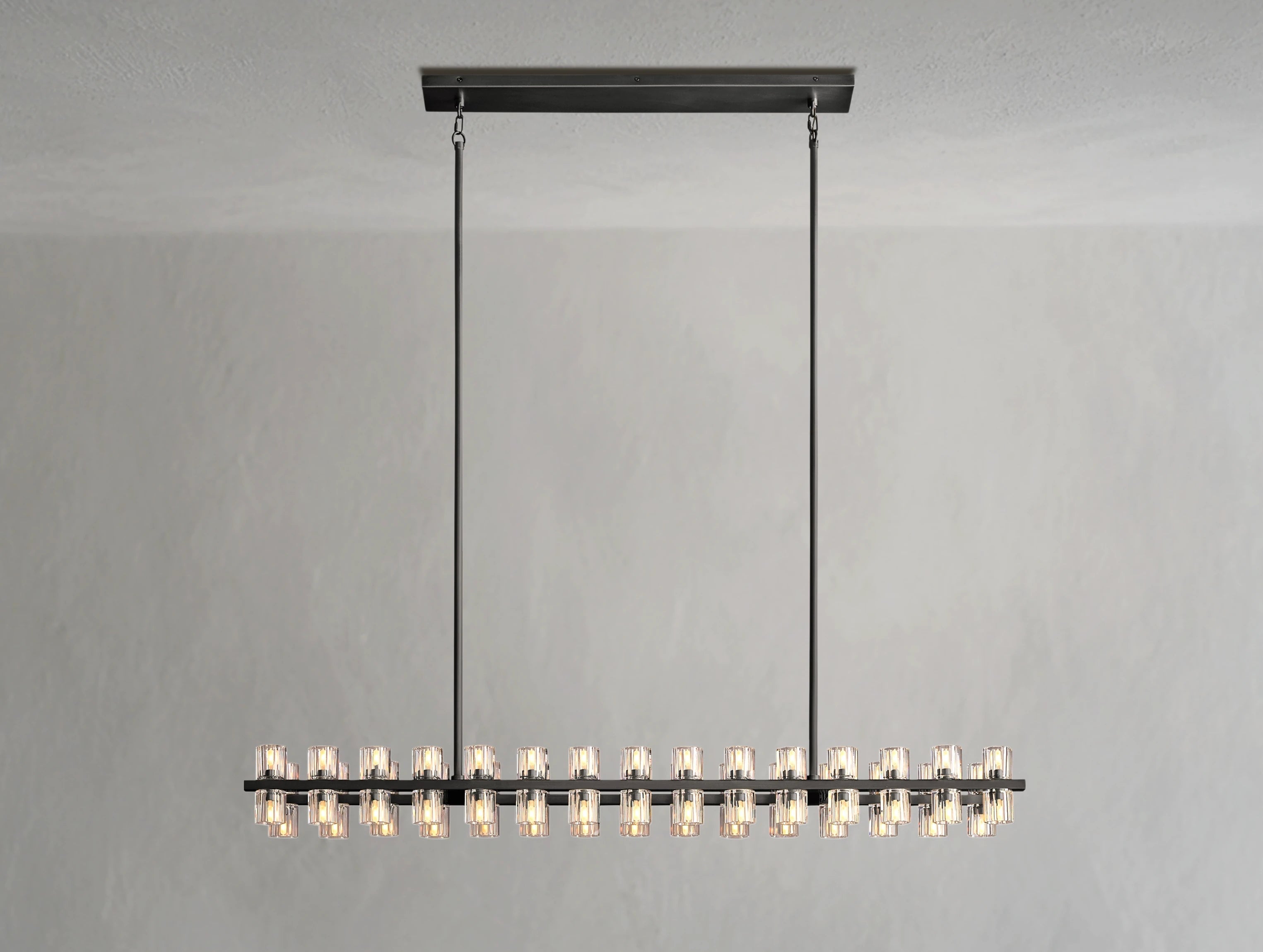 Arcachon LED Rectangular Crystal Chandelier