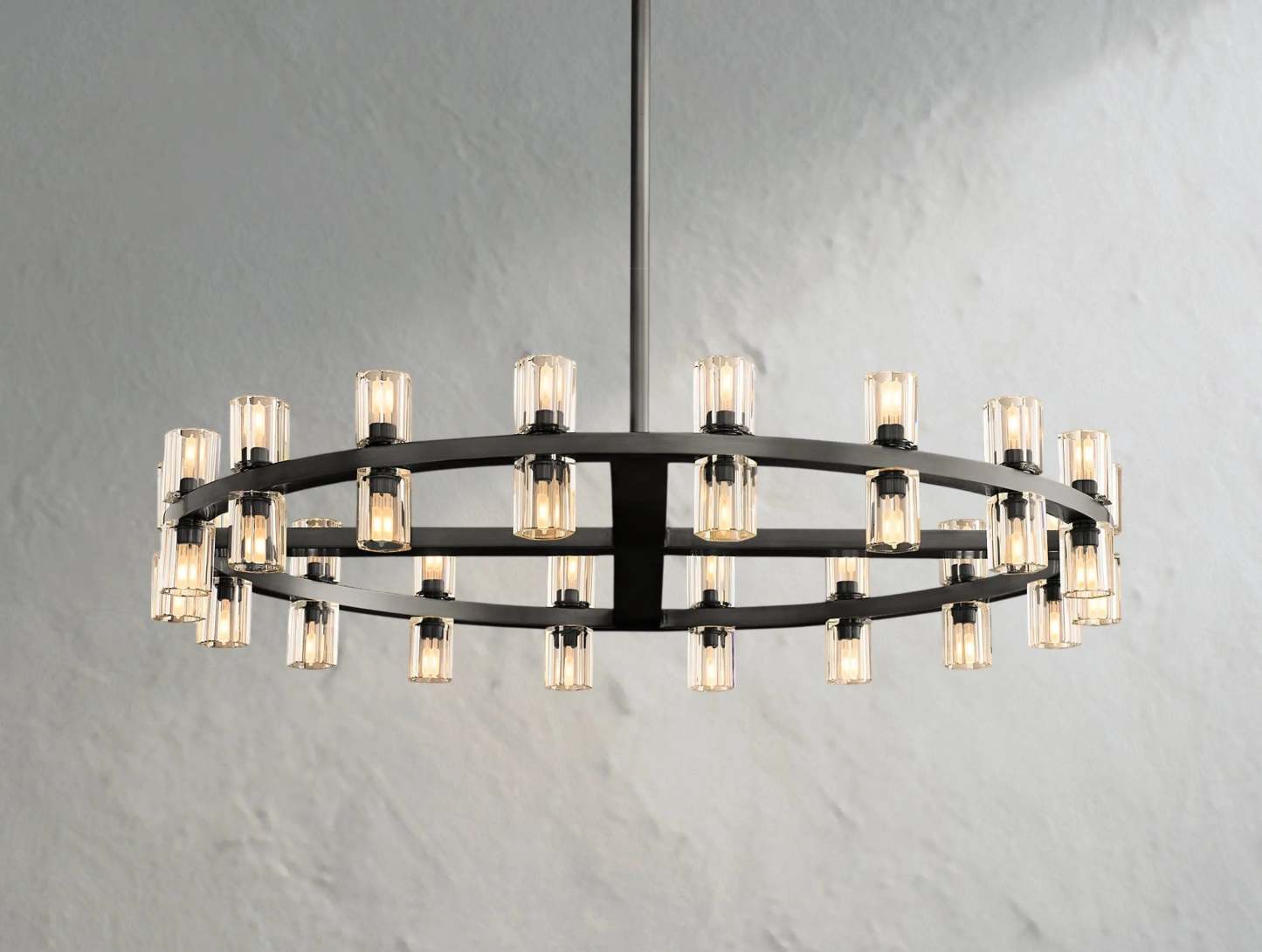 Arcachon LED Round Crystal Chandelier 36" 48" 60"