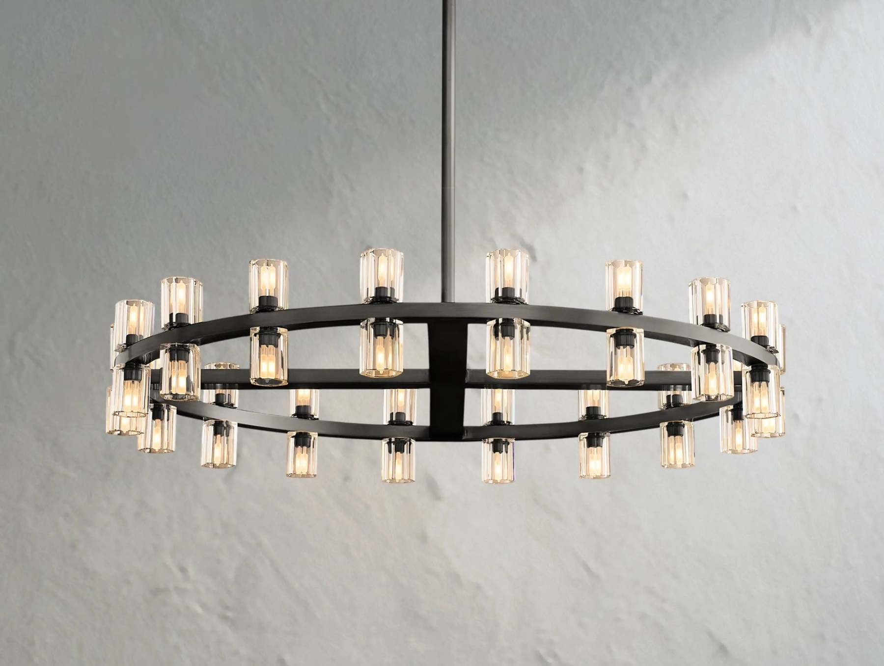 Arcachon LED Round Crystal Chandelier 36" 48" 60"