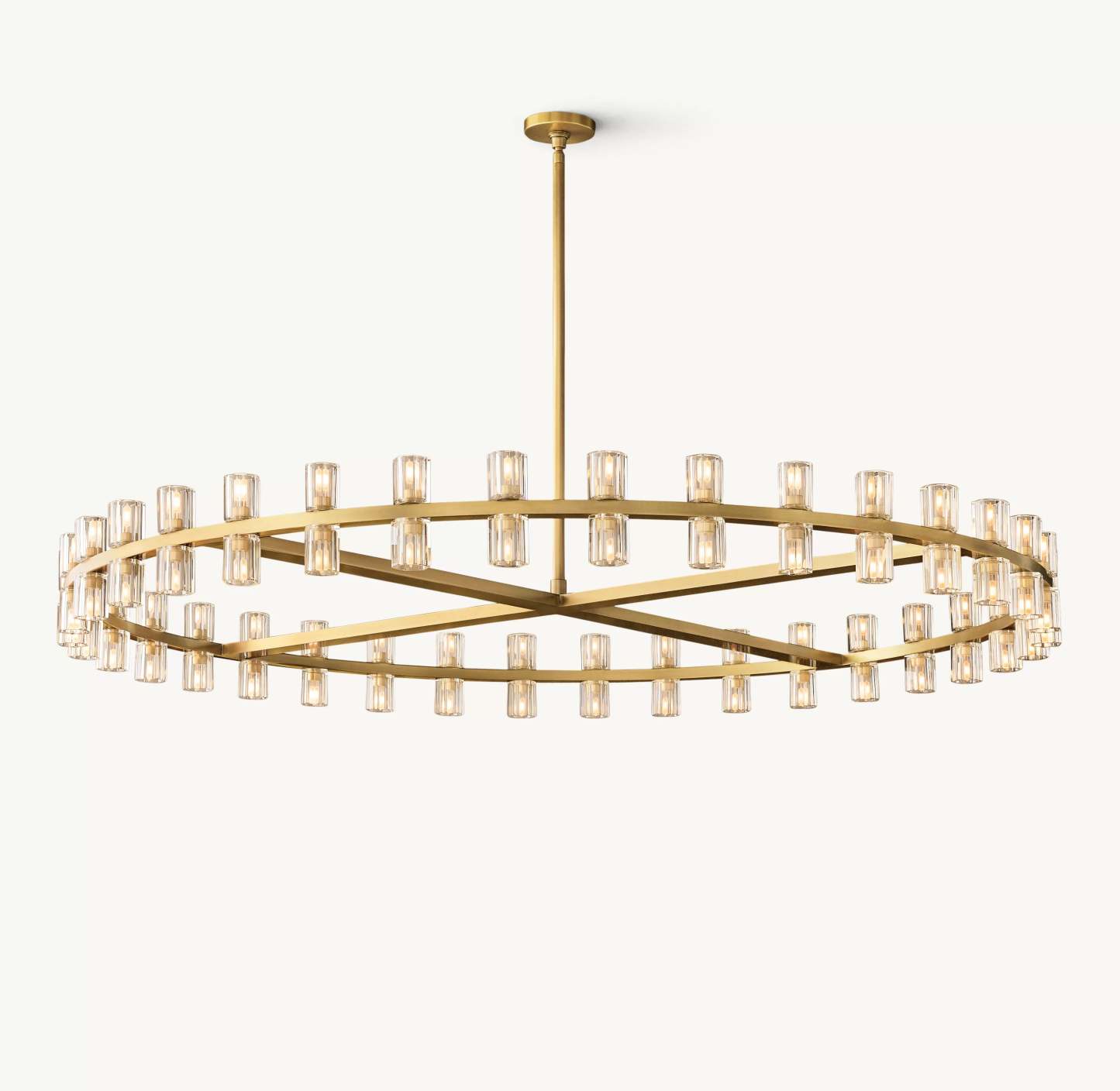60 Inch Hexagonal Crystal Round Chandelier – Arcachon