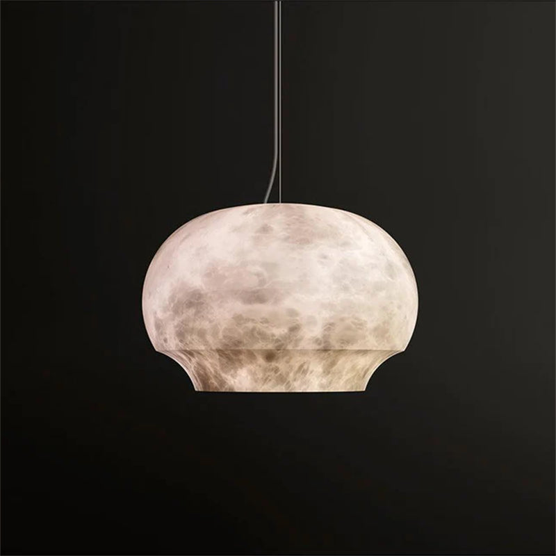 Alabaster Modern Celina Dome Pendant Light