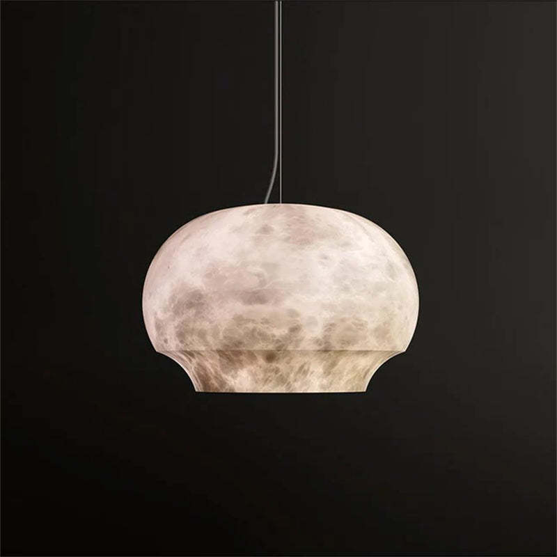 Alabaster Modern Celina Dome Pendant Light