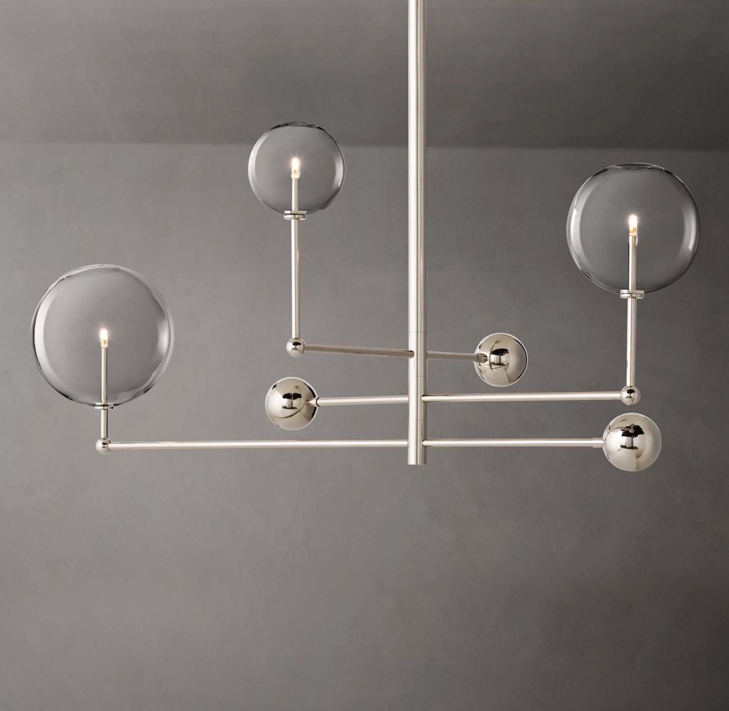 46 Inch Sputnik Globe Glass Chandelier - Mobile