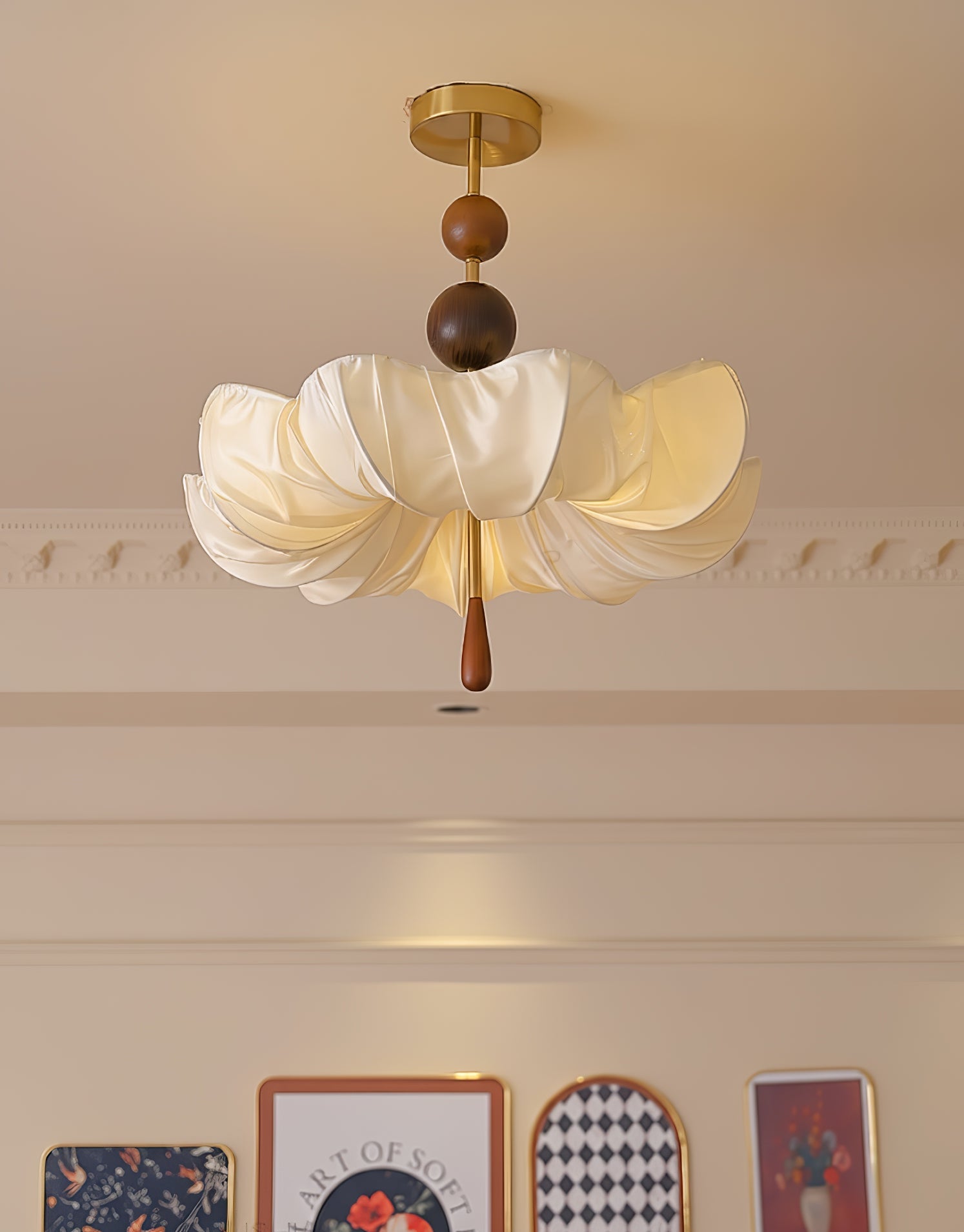 Floralis Fabric Ceiling Light