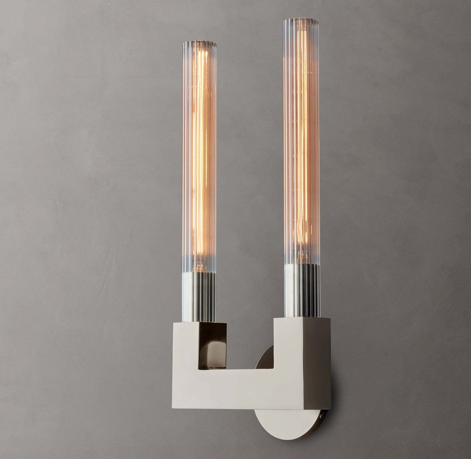 Cannele Double Head Candlestick Wall Sconce , Wall Lamps