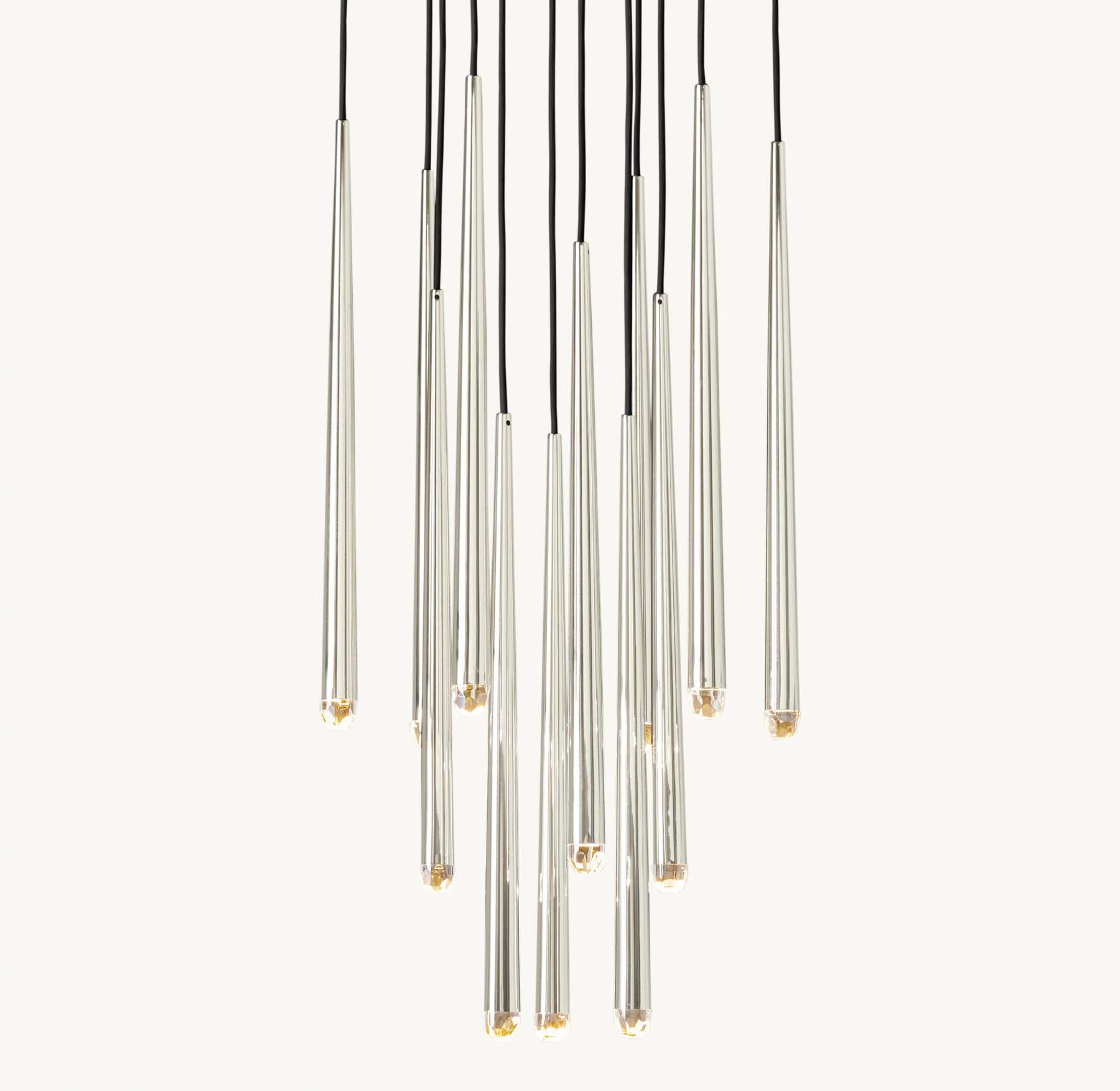 24 Inch Pin Cascading Round Chandelier - Aquitaine