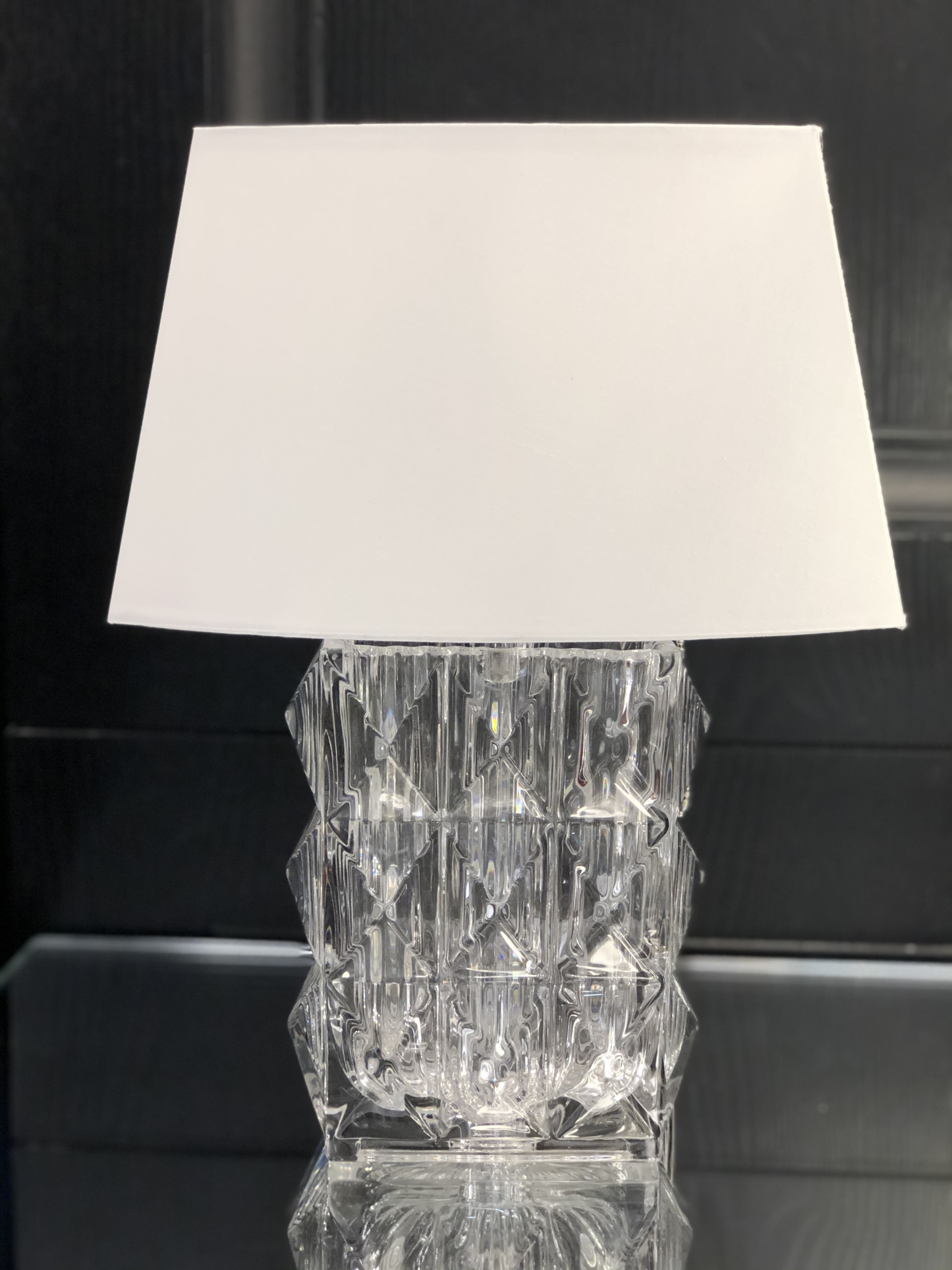 Baccarat Louxor crystal table lamp