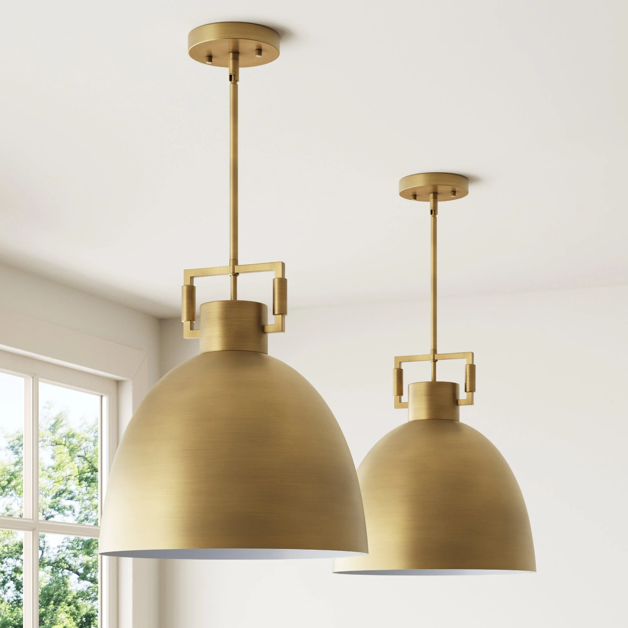 Machinists Metal Cloche Pendant