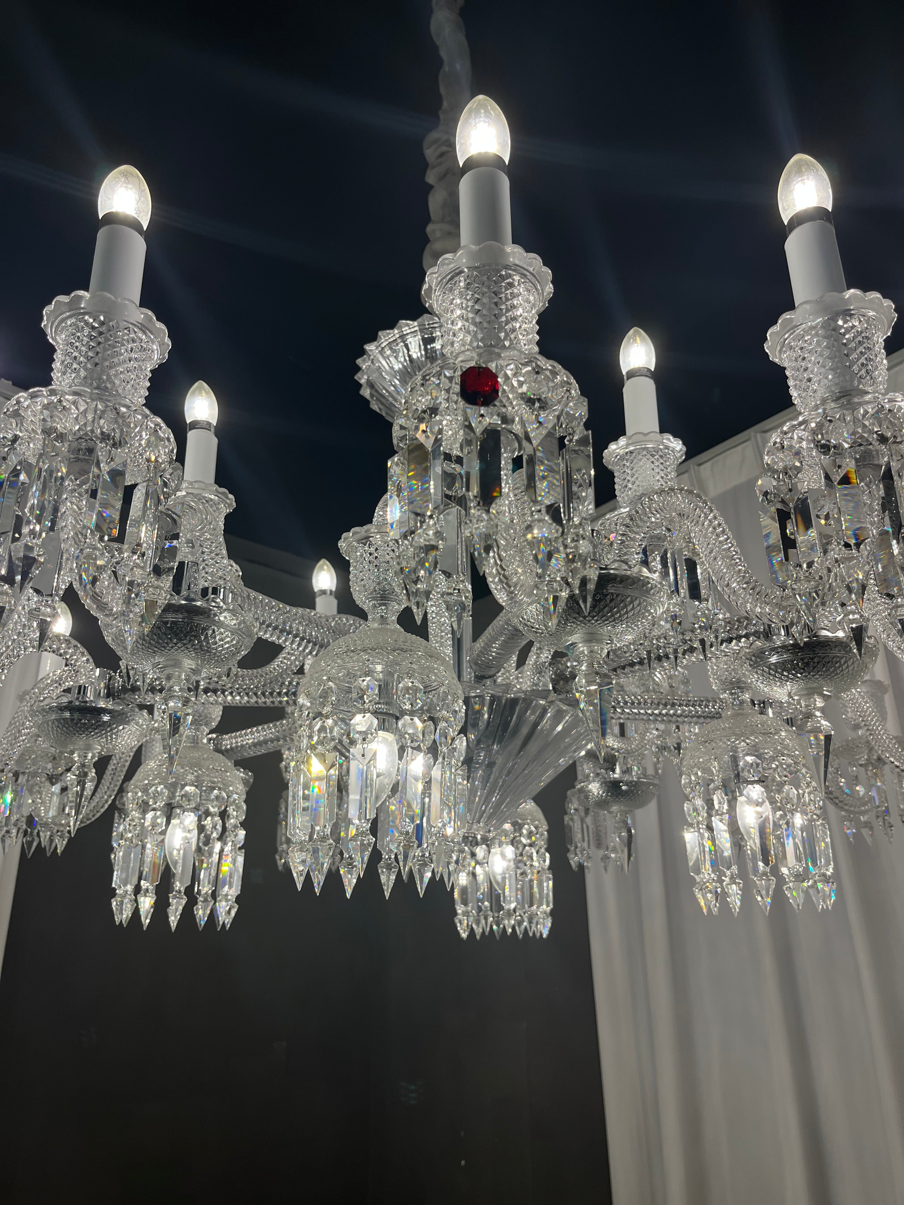 24 Lights Baccarat Paris Chandelier – MH LIGHTING
