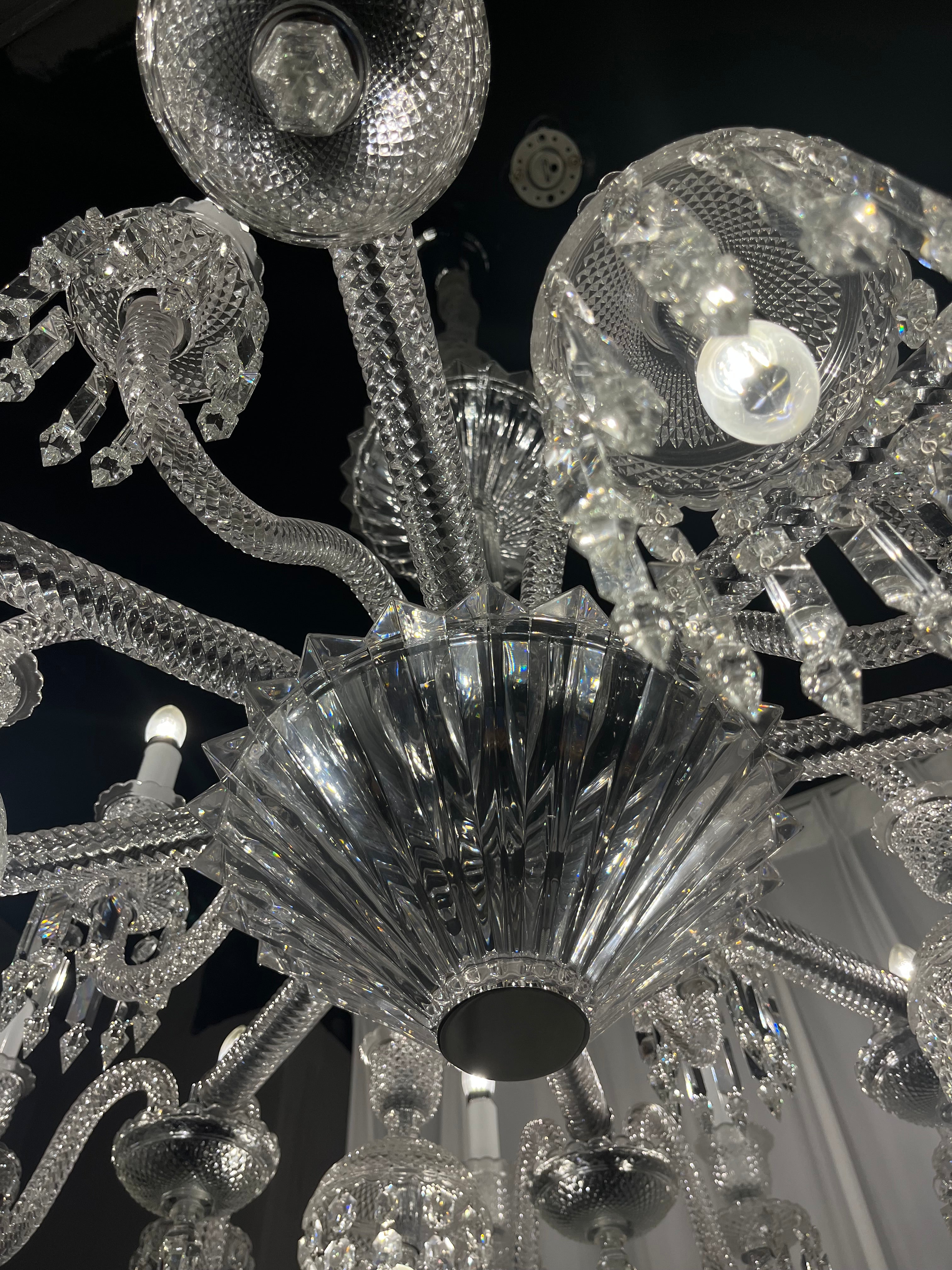 24 Lights Baccarat Paris Chandelier – MH LIGHTING
