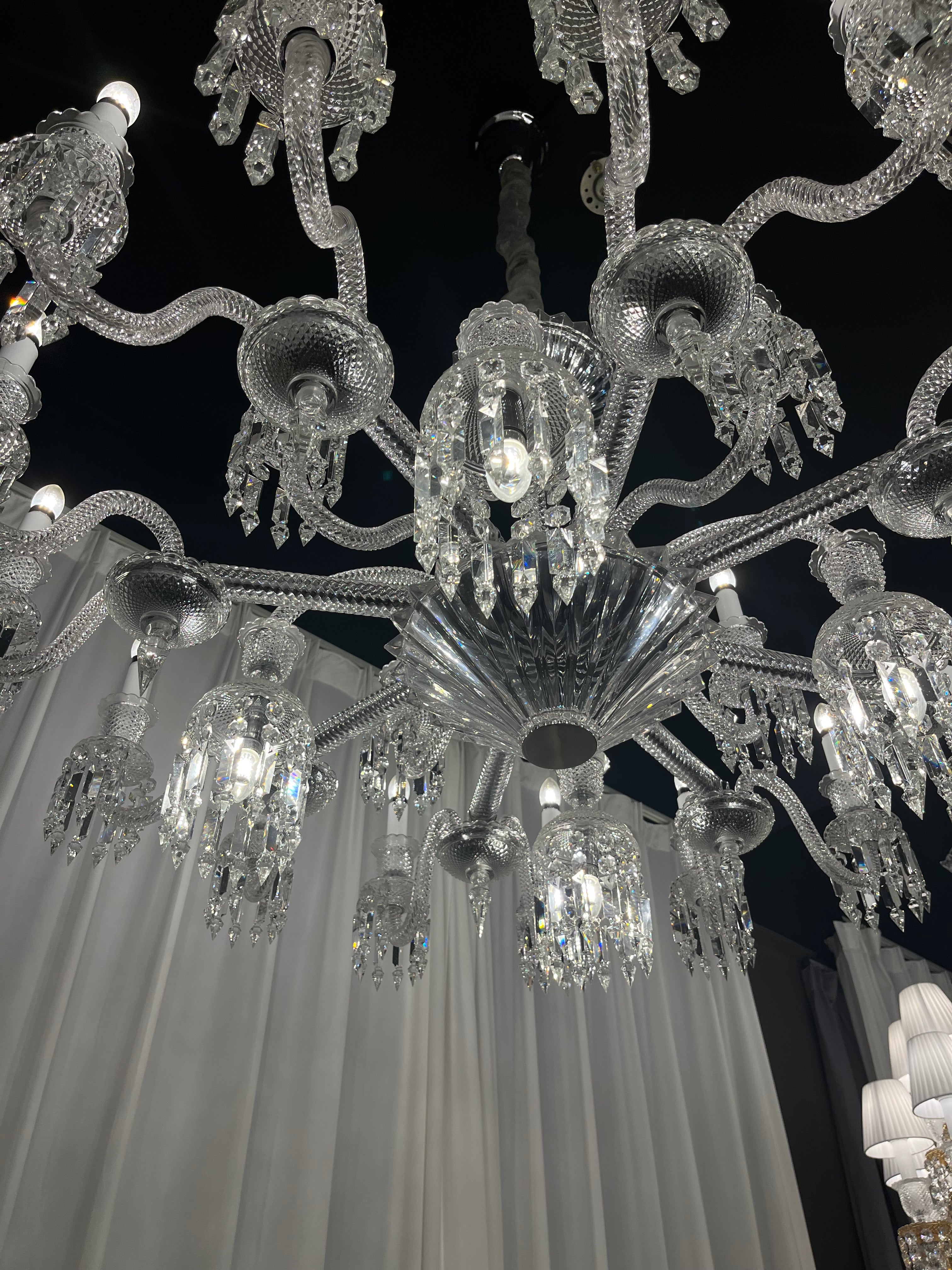 24 Lights Baccarat Paris Chandelier – MH LIGHTING