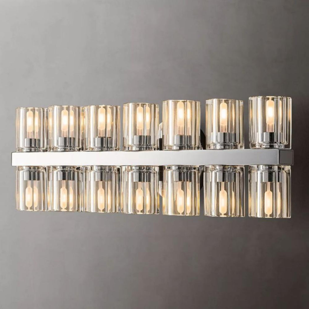 Arcachons 14-Light K9 Crystal Glass Modern Wall Lamp