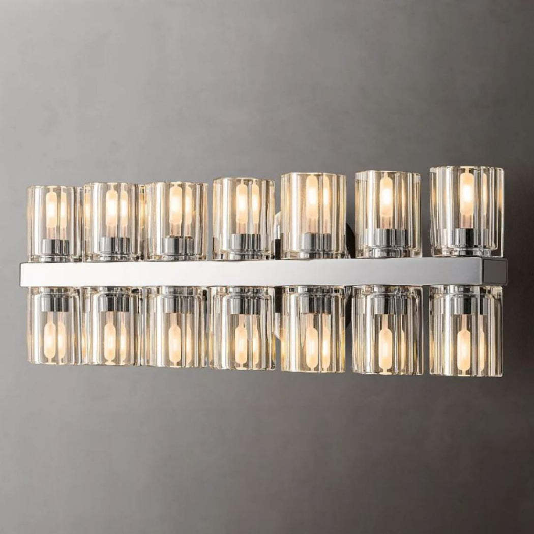 Arcachons 14-Light K9 Crystal Glass Modern Wall Lamp
