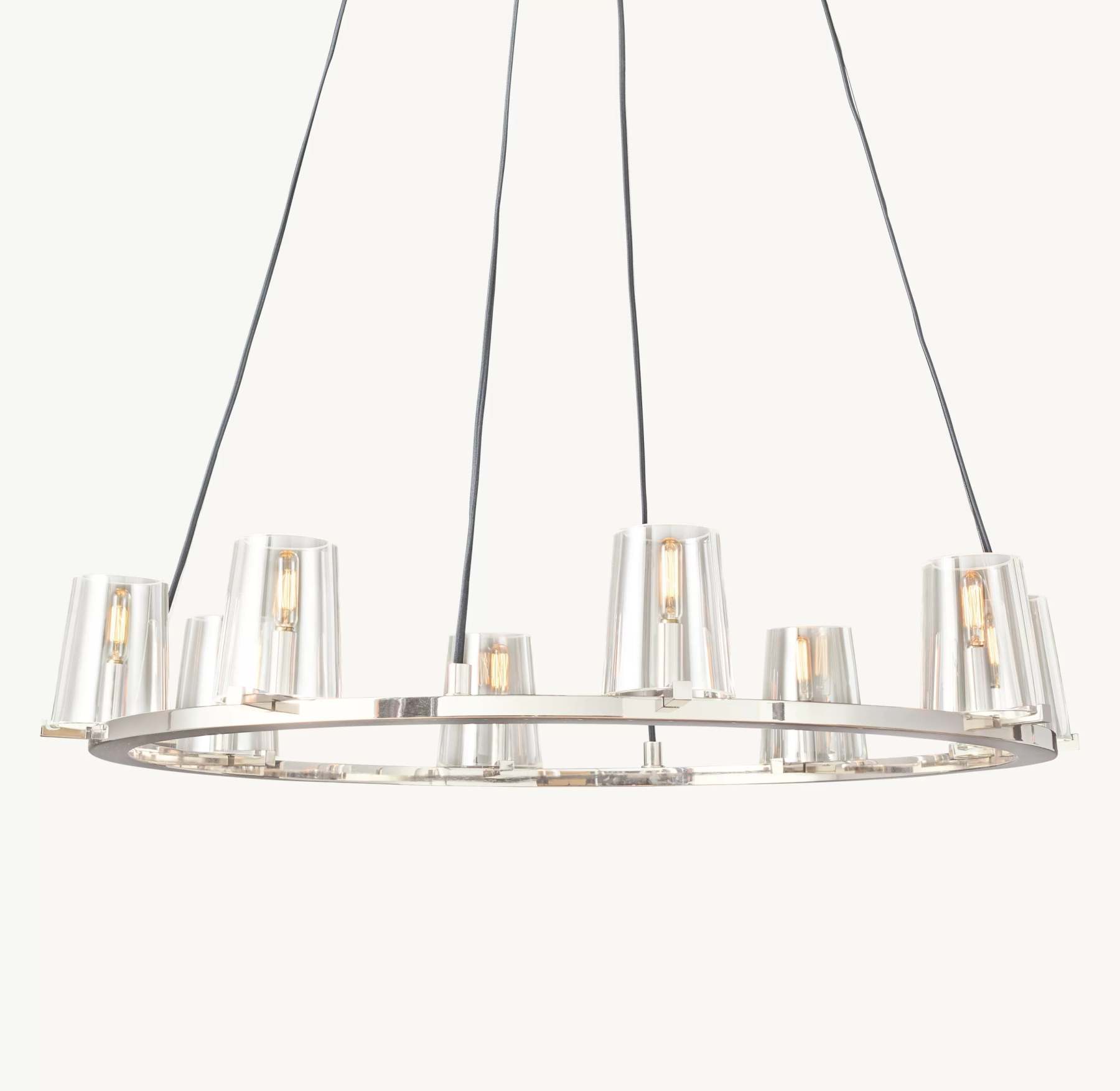 36 Inch Hurricane Candle Ring Chandelier - Pauillac
