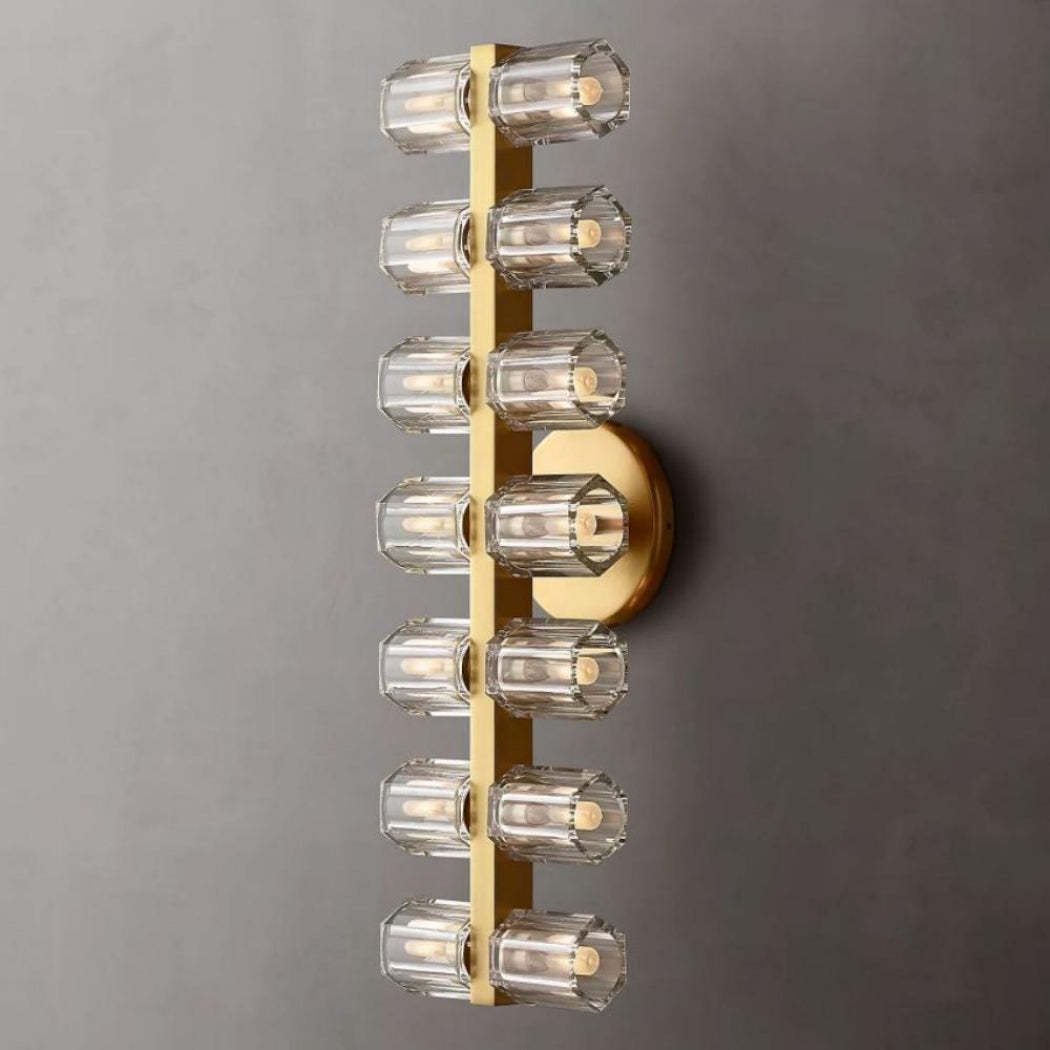 Arcachons 14-Light K9 Crystal Glass Modern Wall Lamp