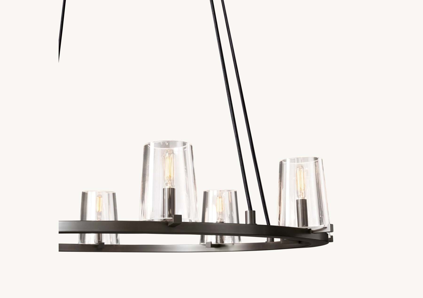 48 Inch Hurricane Candle Ring Chandelier - Pauillac