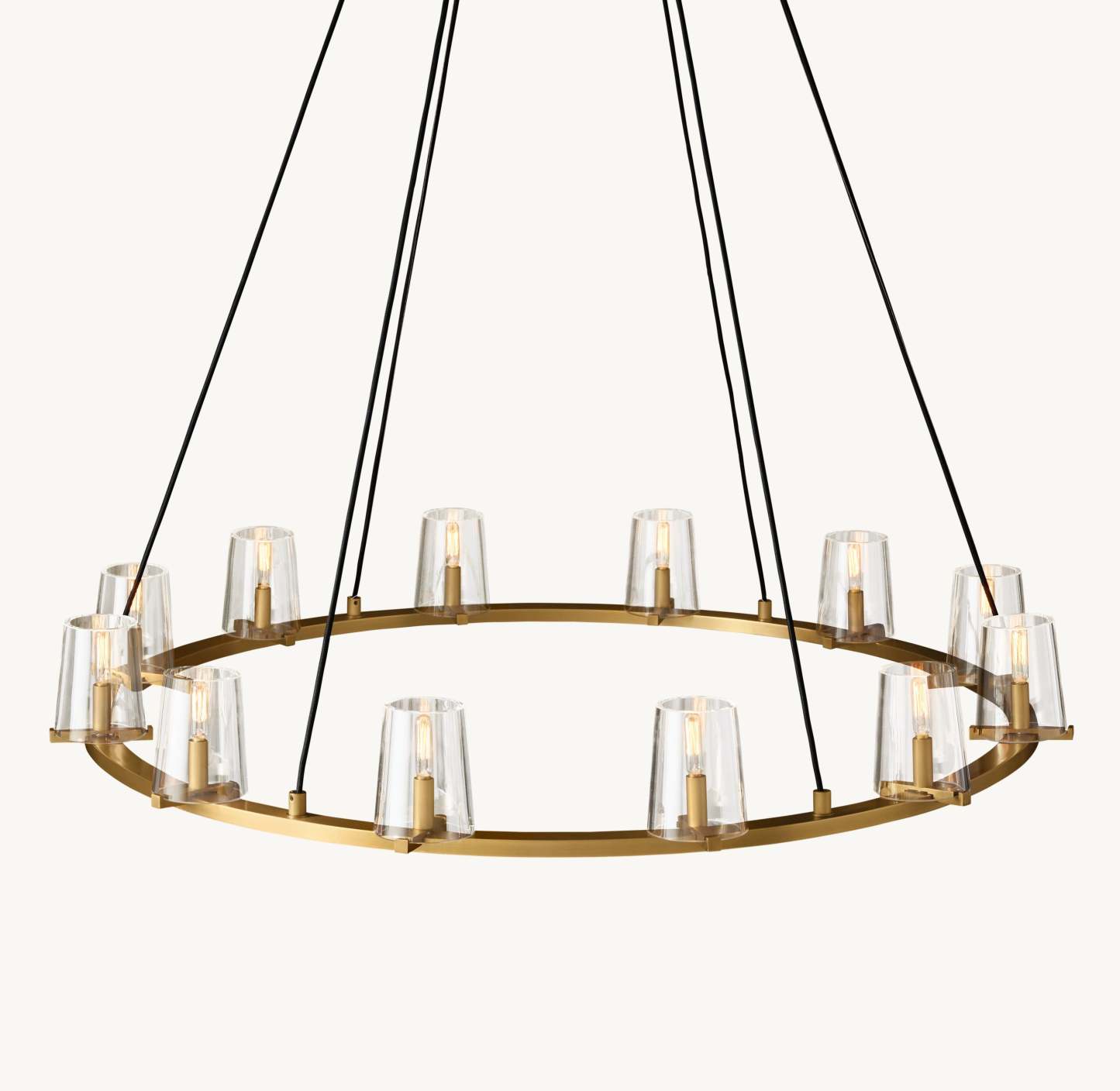 48 Inch Hurricane Candle Ring Chandelier - Pauillac