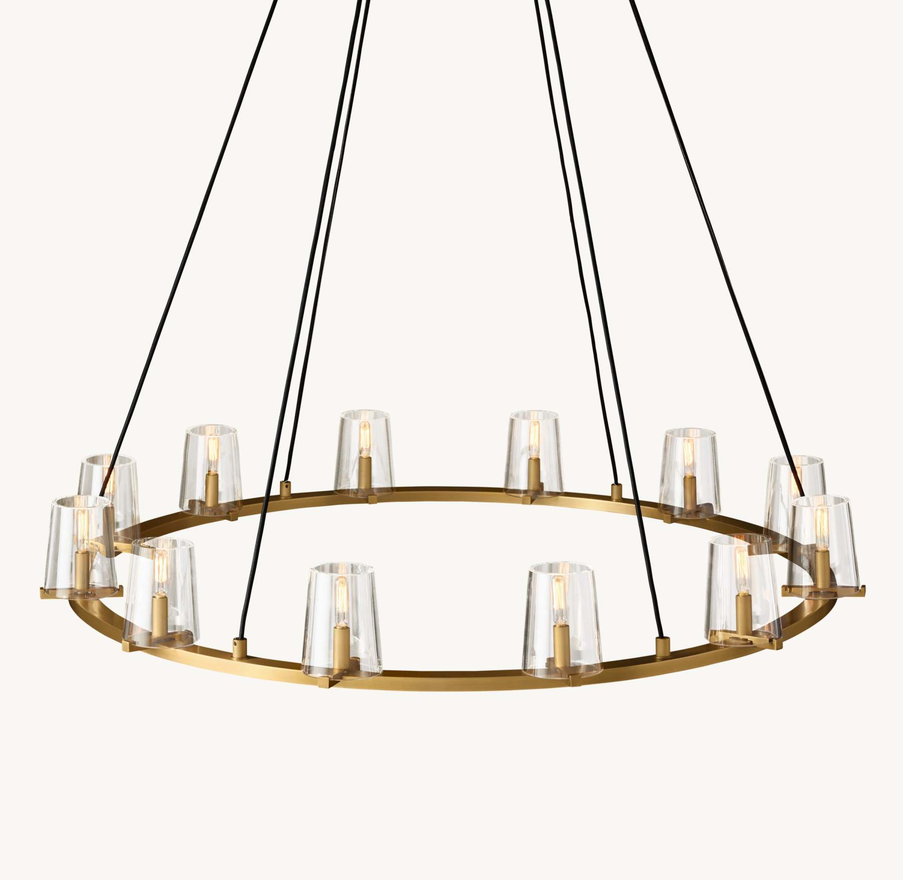 48 Inch Hurricane Candle Ring Chandelier - Pauillac