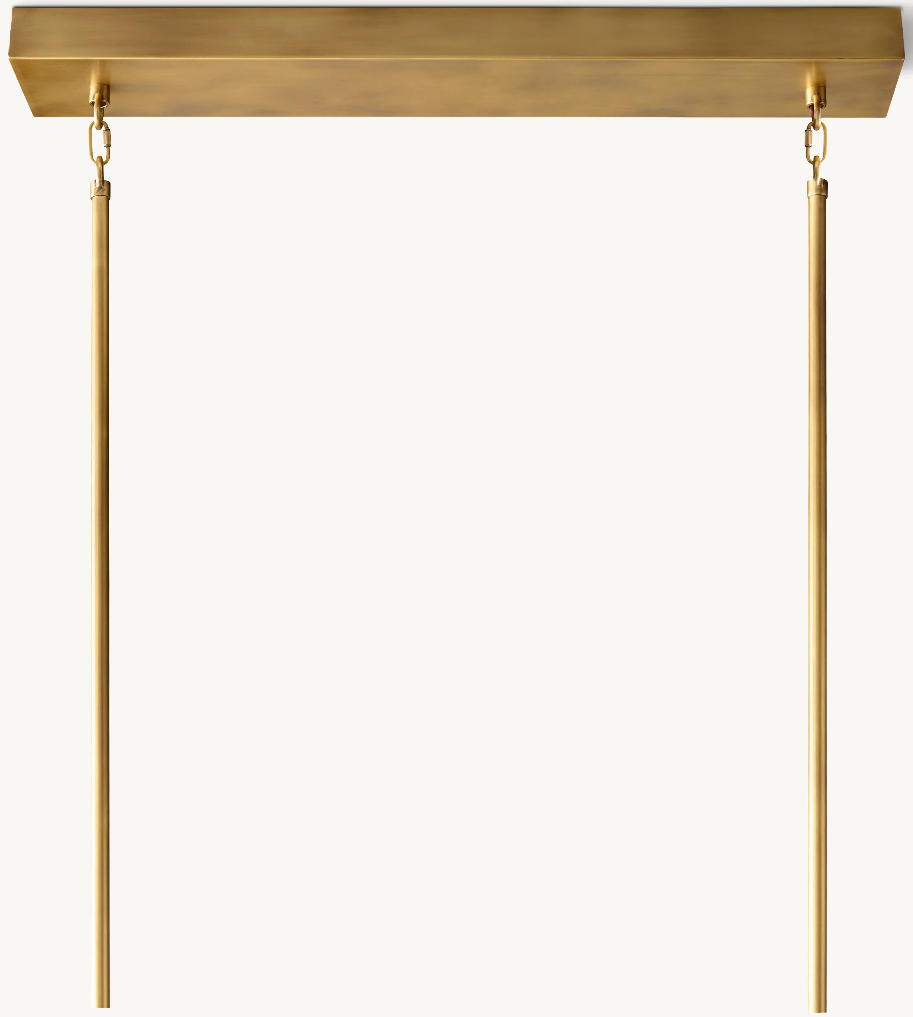 54 Inch Hexagonal Crystal Linear Chandelier – Arcachon