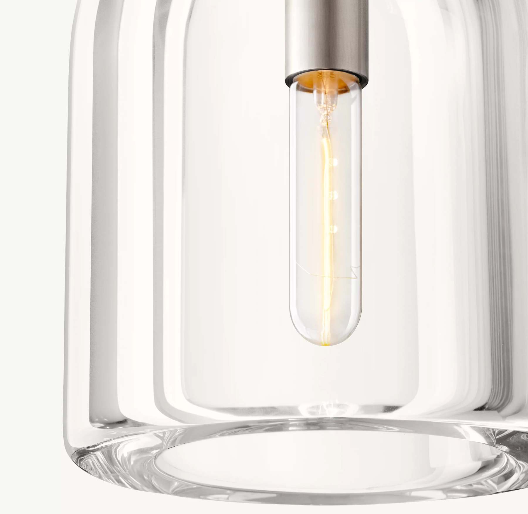 10 Inch Cloche Crystal Pendant Light - Botanist