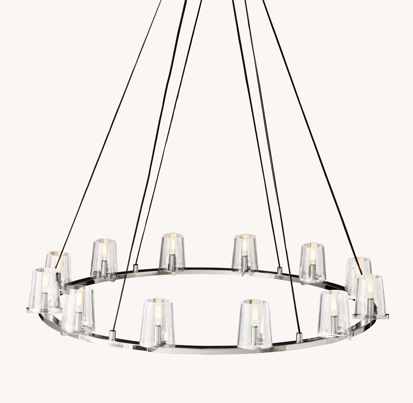 48 Inch Hurricane Candle Ring Chandelier - Pauillac