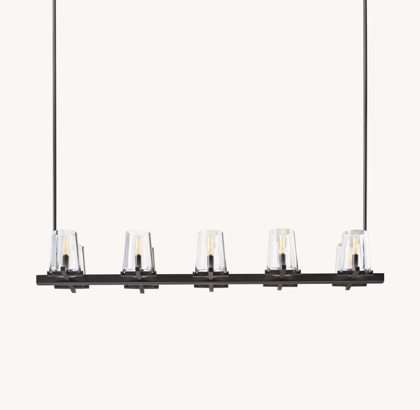 49 Inch Hurricane Candle Linear Chandelier - Pauillac