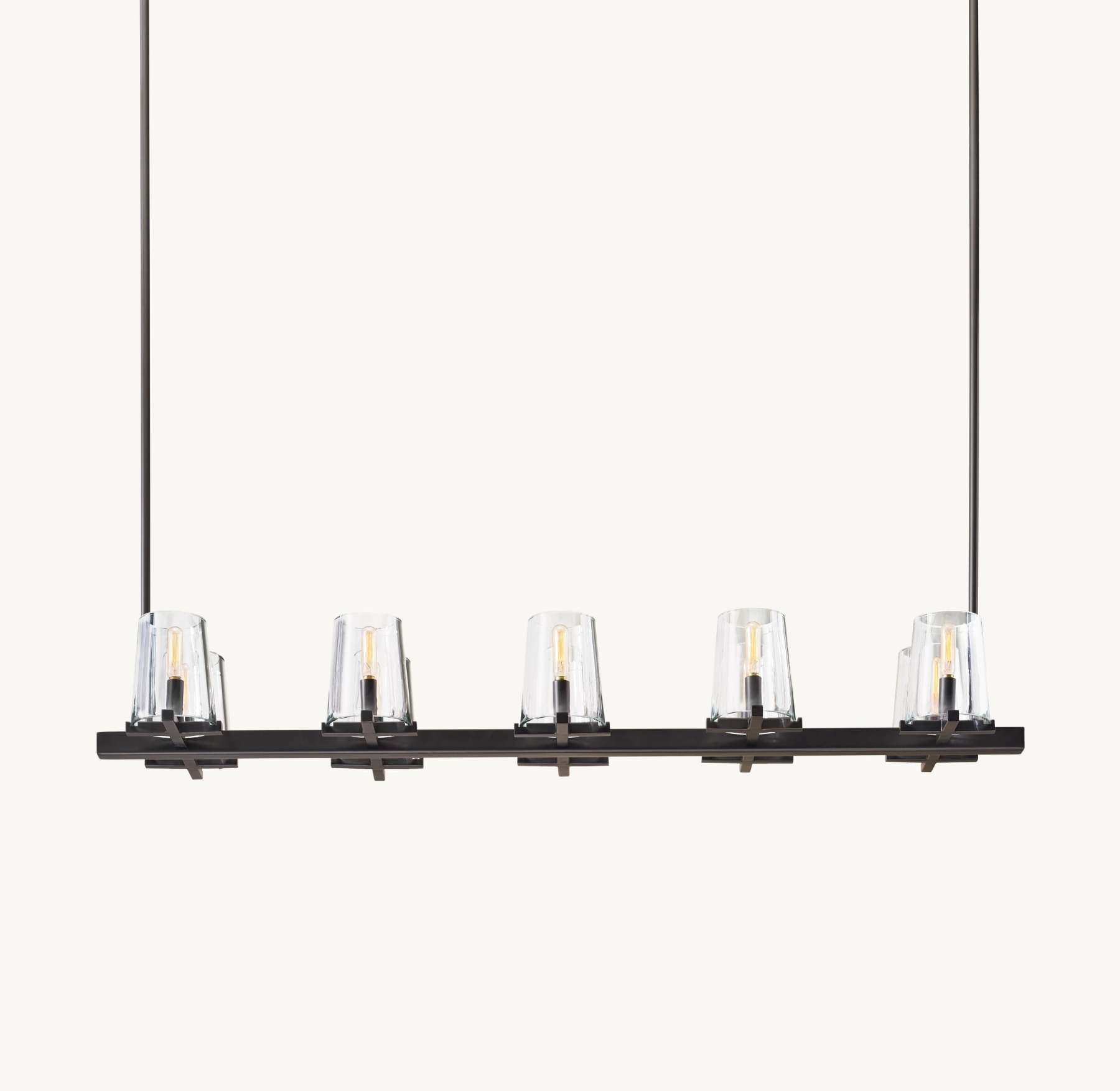 49 Inch Hurricane Candle Linear Chandelier - Pauillac
